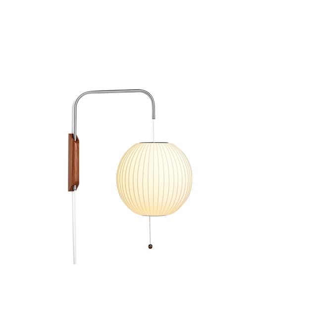 HAY Nelson Ball Vägglampa Liten Off-White med Sladd