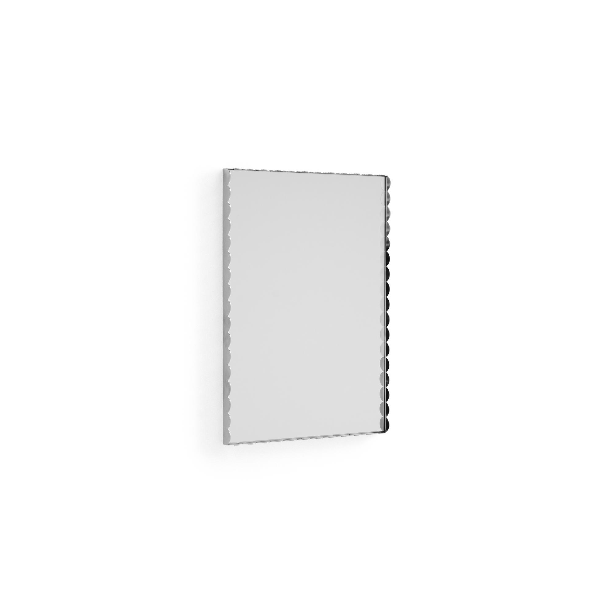 HAY Arcs Rectangle Mirror Small Chrome