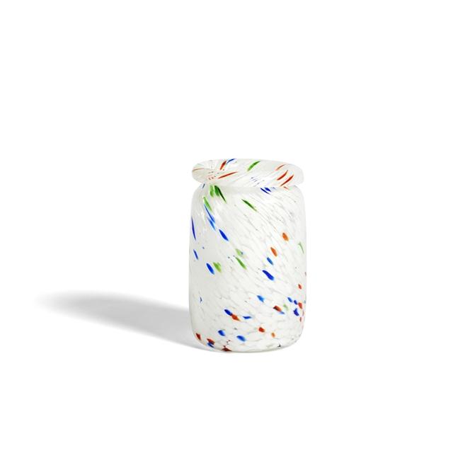 18: HAY Splash Roll Neck Vase Medium Hvid