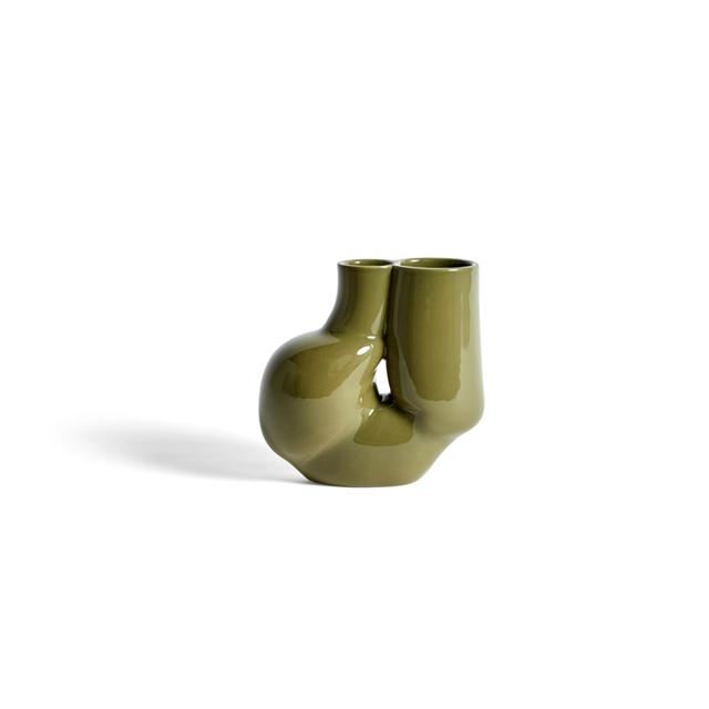 9: HAY W&S Chubby Vase Oliven Grøn