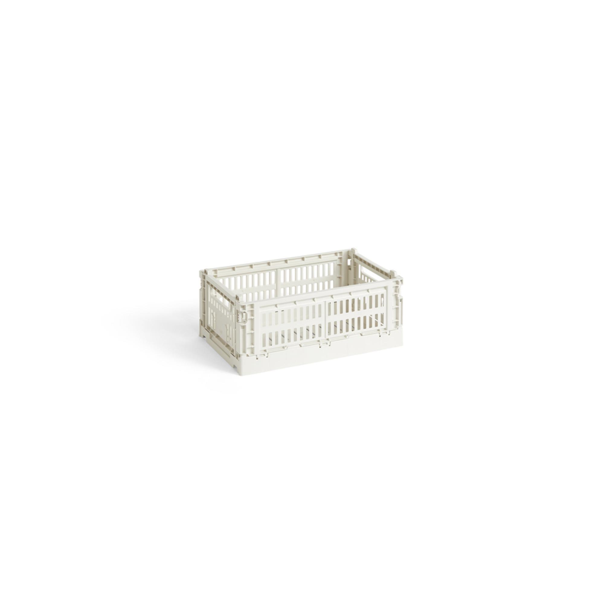 HAY Colour Crate Förvaringslåda Liten Off-White