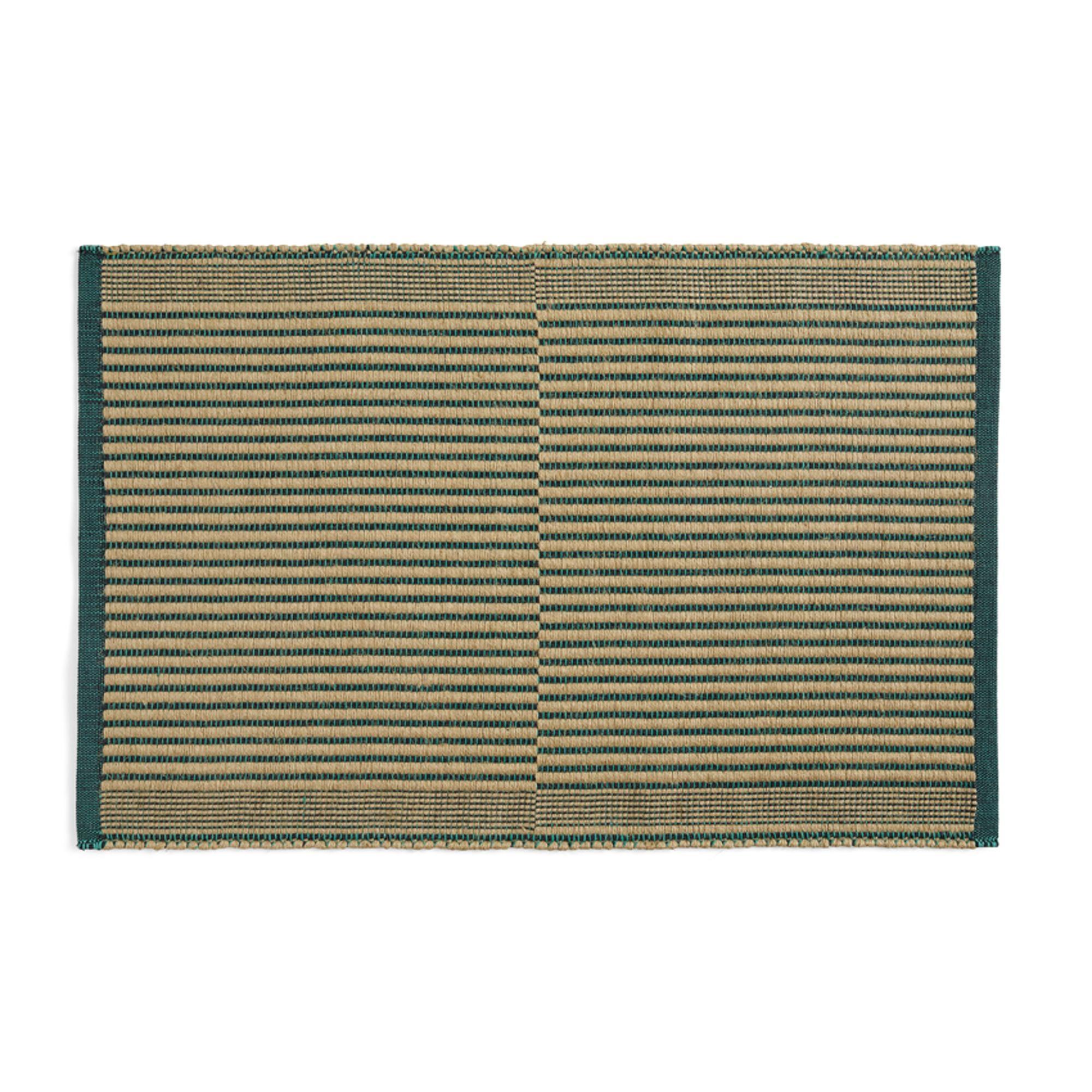 HAY Tapis Mat 60x95 Black/ Green
