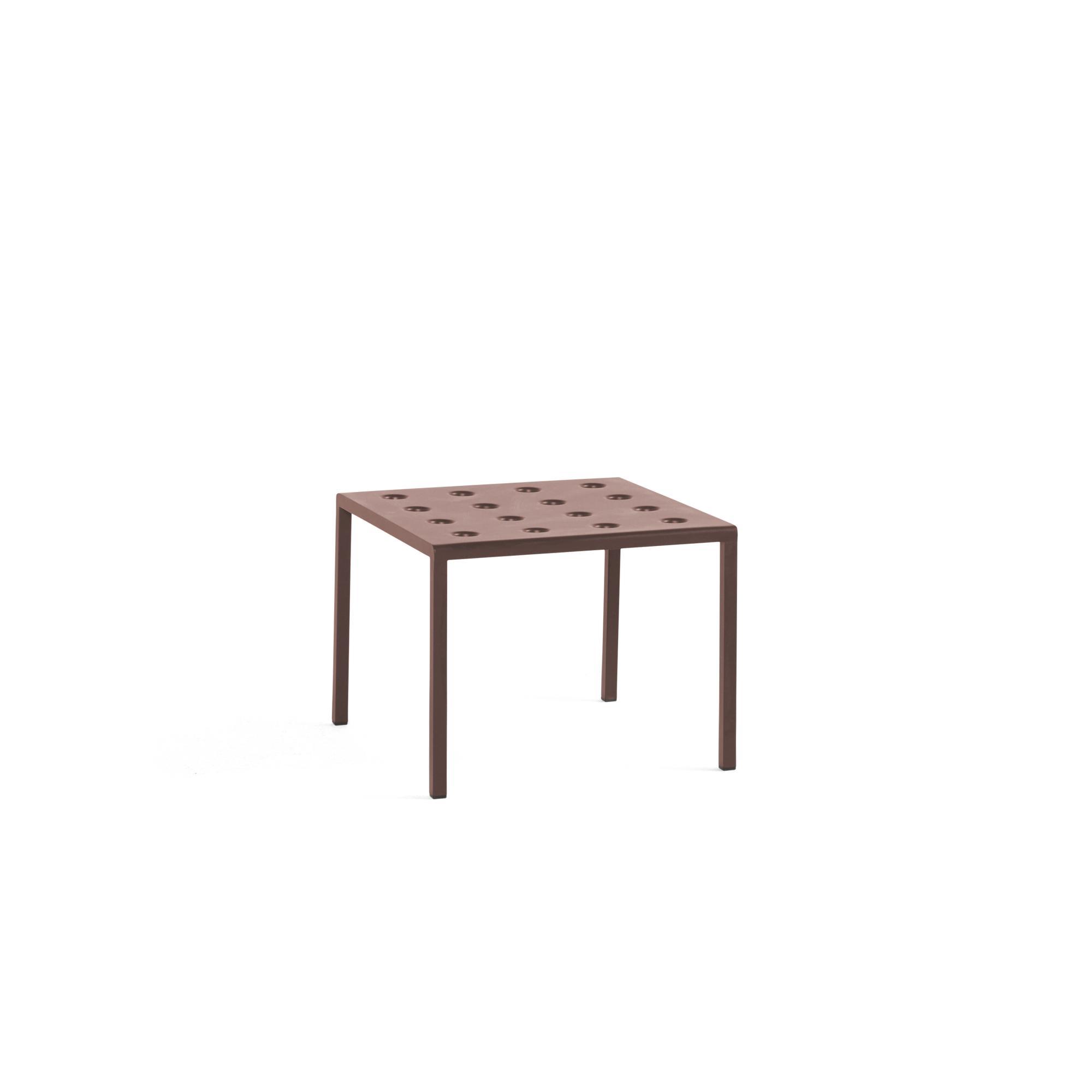 HAY Balcony Low Table L51 x H38 Iron Red