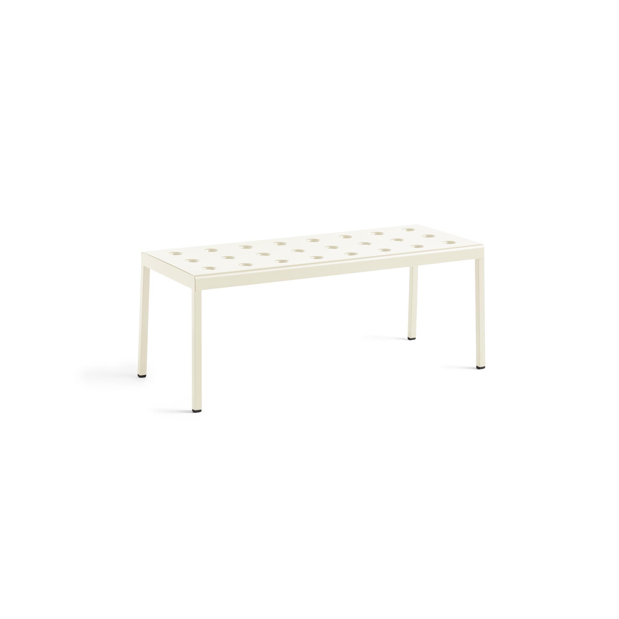 HAY Balcony Low Table L96.5 x H39 Chalk Beige