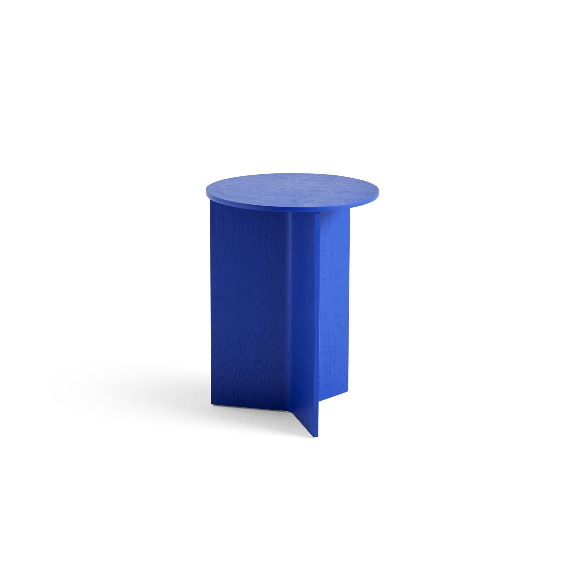 HAY Slit Salontafel Rond Ø35 Levendig Blauw