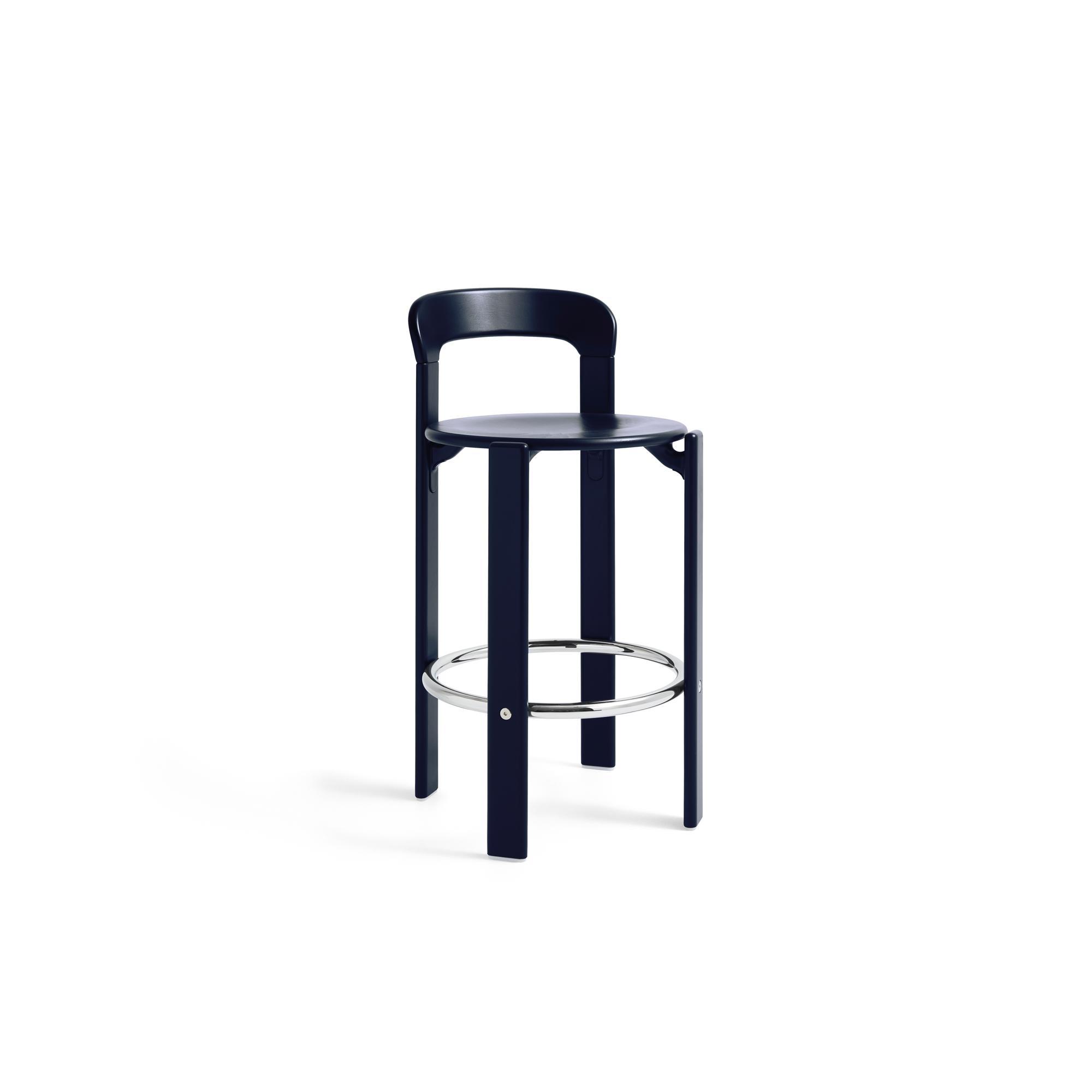 HAY Rey Barstool H65 Deep Blue Water