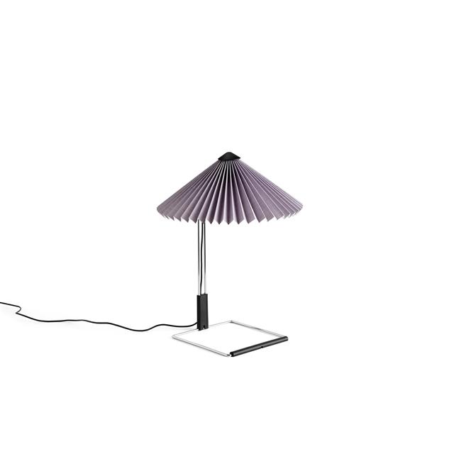 HAY Matin Bordlampe Krom/Lavender 300
