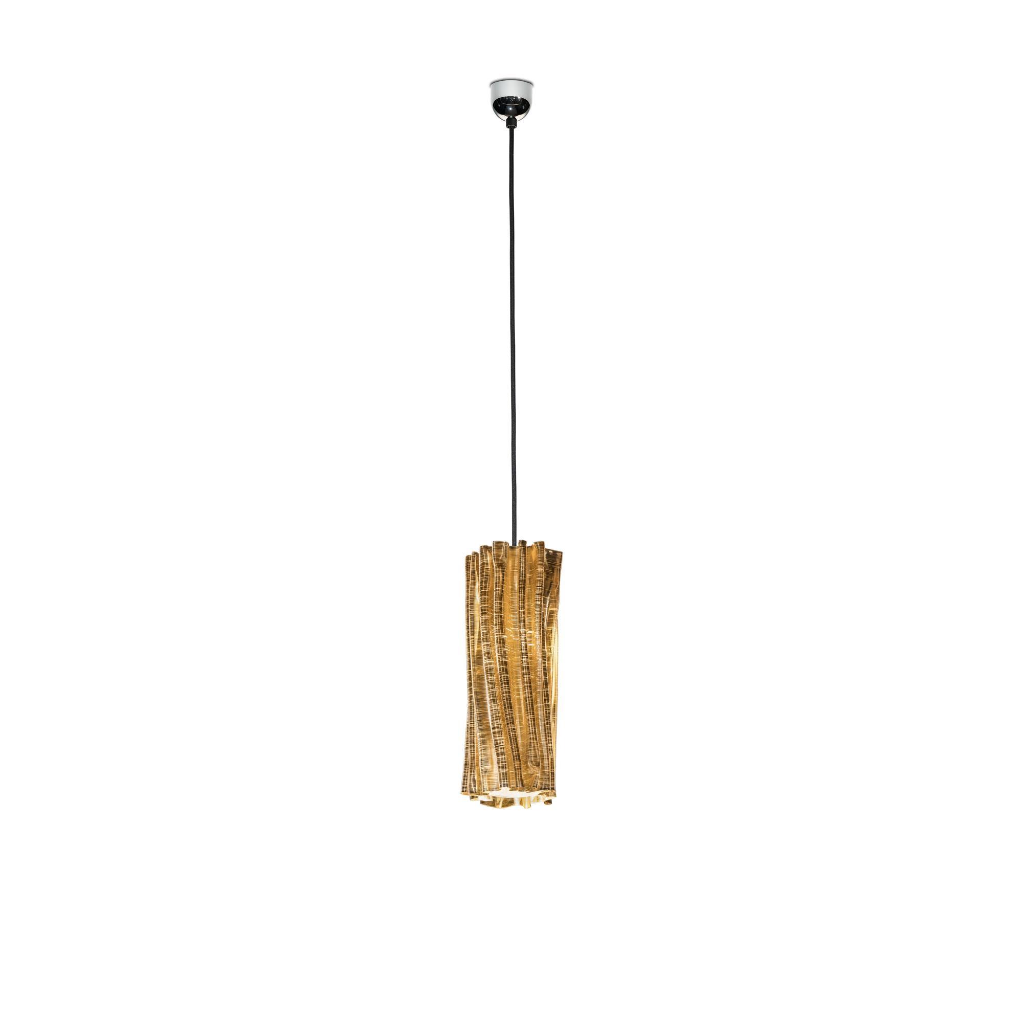 SLAMP Accordéon Vertical Pendant Gold