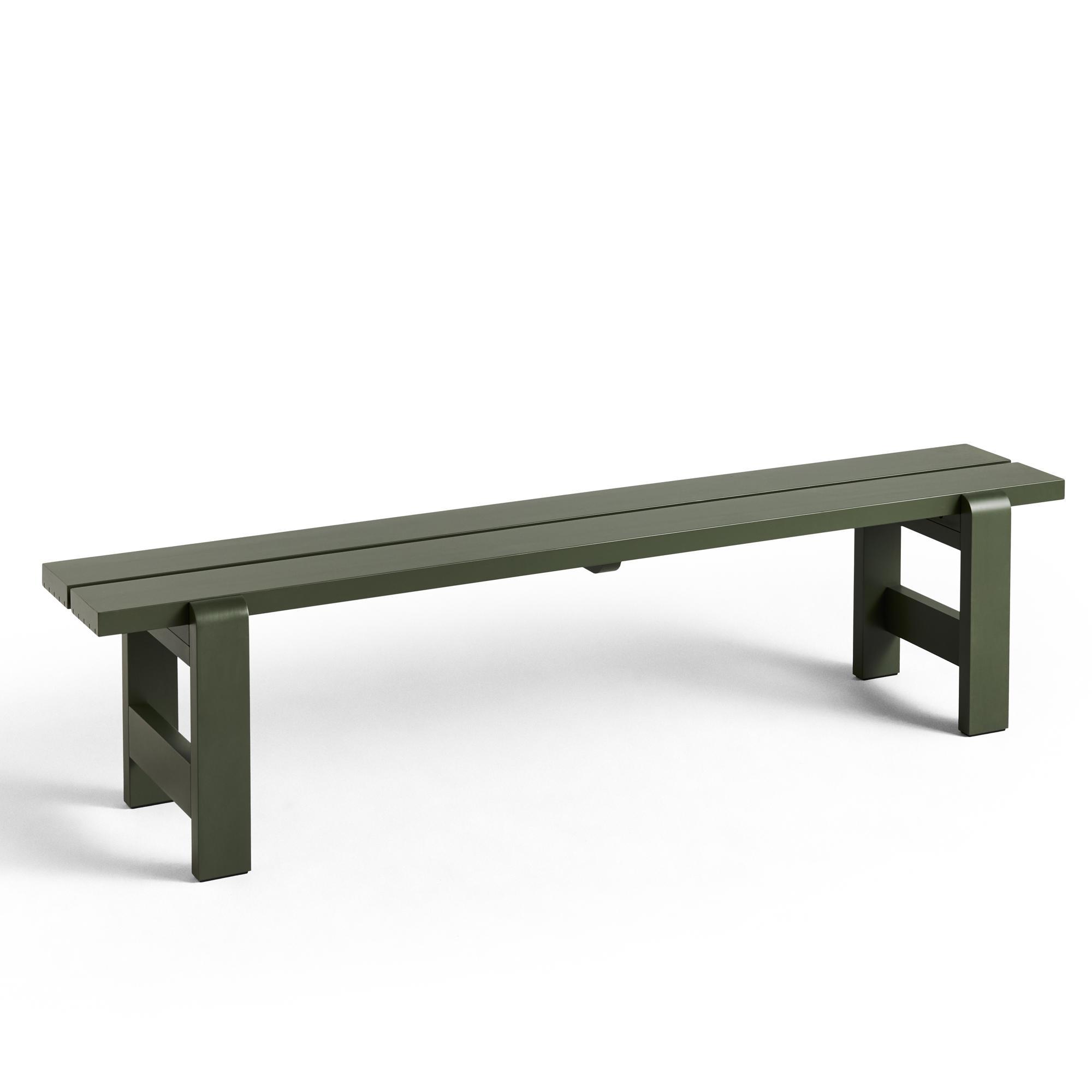 HAY Weekday Bench L190 x W32 x H45 Olive