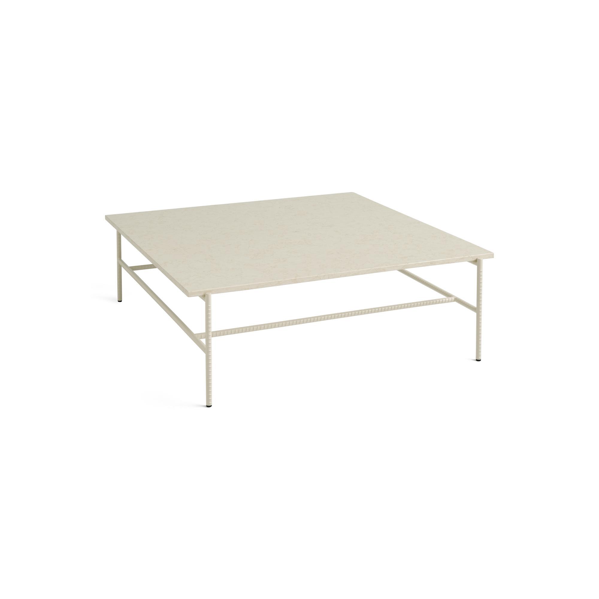 HAY Rebar Coffee Table Ø104 Beige Marble