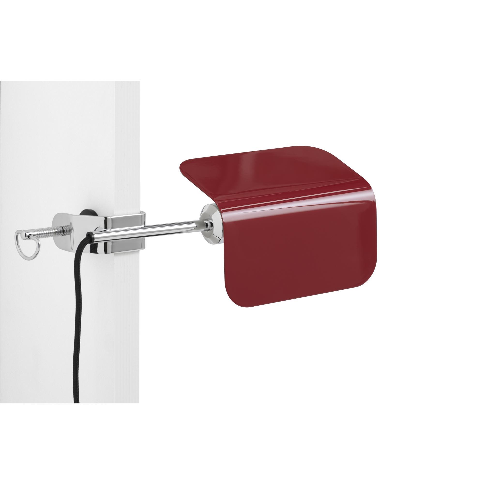 HAY Apex Wandlamp met Klem Kastanjebruin Rood