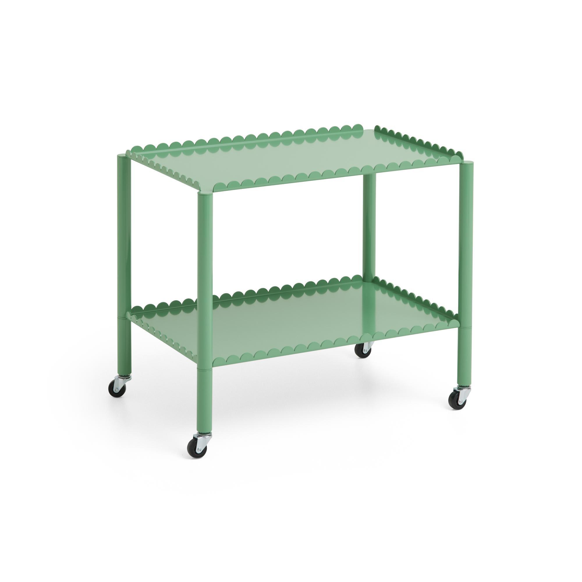 HAY Arcs Trolley Low Jade Green