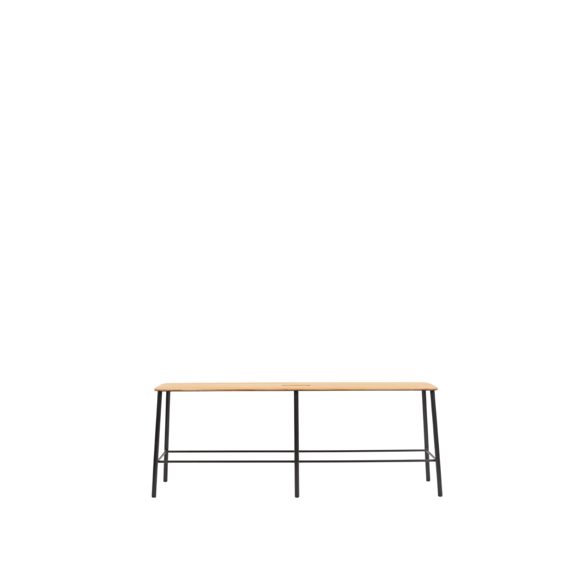 Frama Adam Bank L120 Zwart/ Eiken