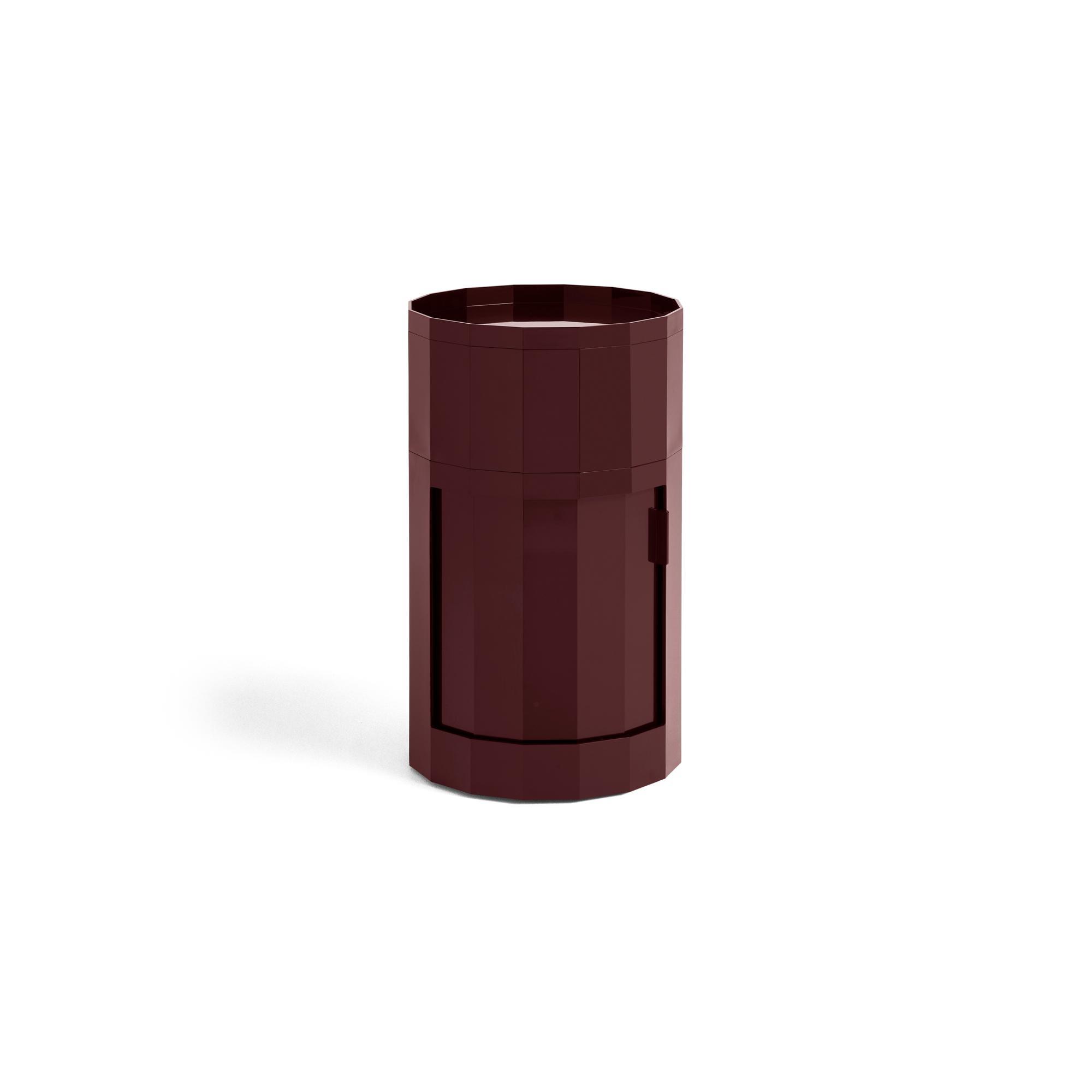 HAY Facetkast Hoog Burgundy