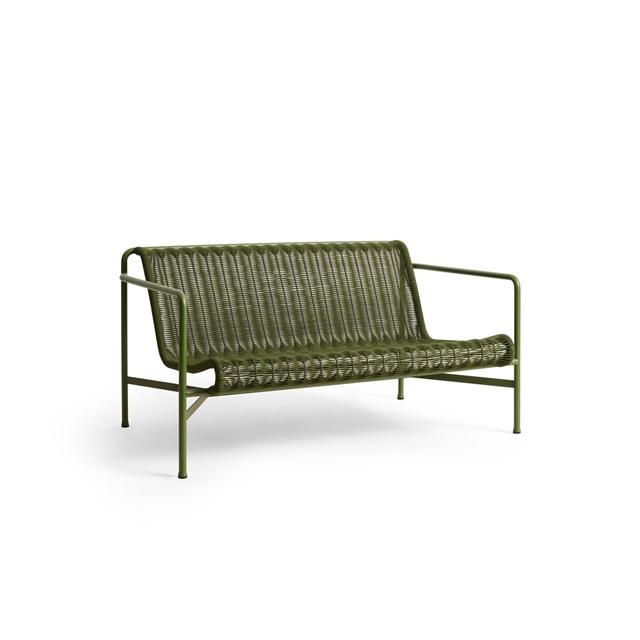 HAY Palissade Cord Lounge Sofa Olivengrønn