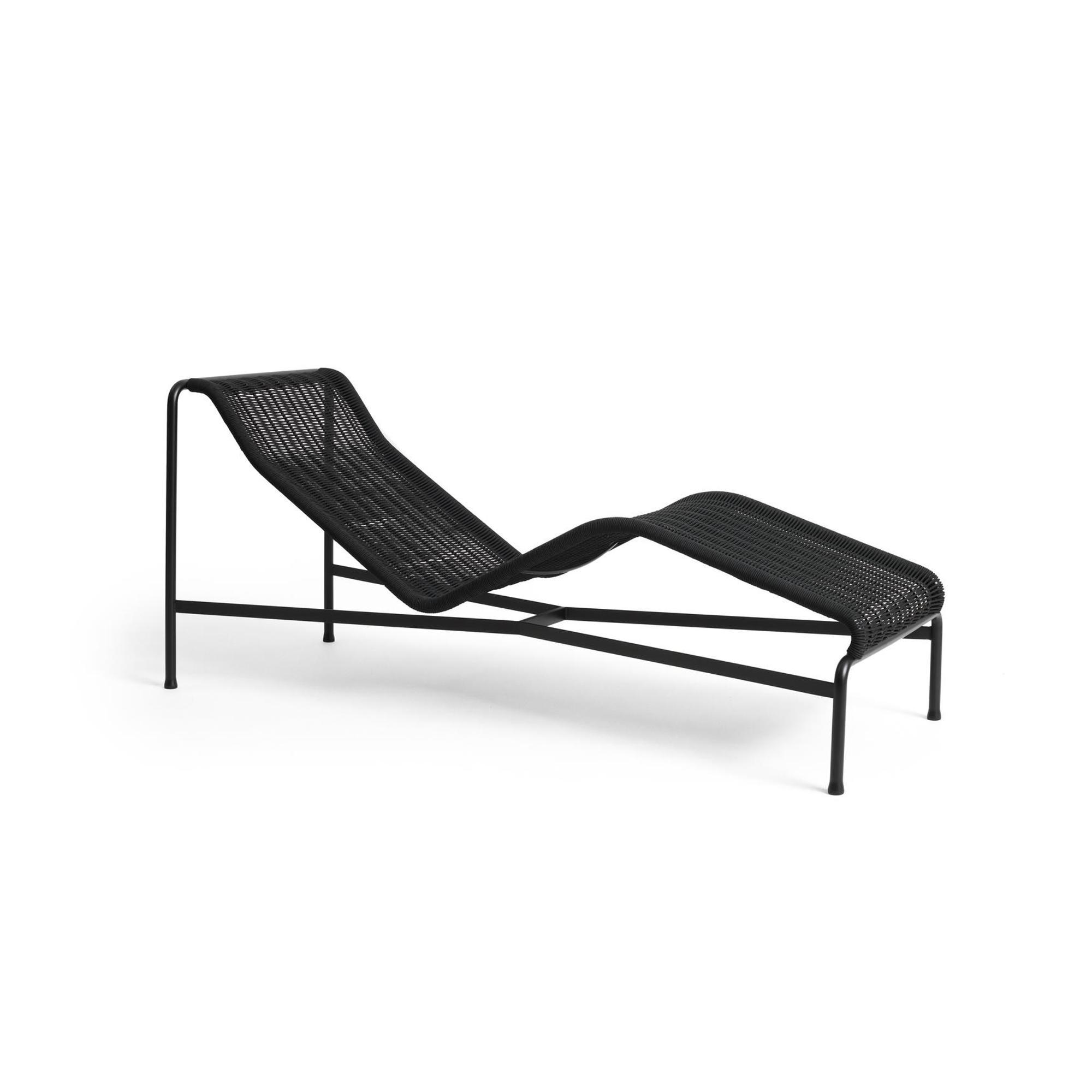 HAY Palissade Cord Chaise Logue Antracit