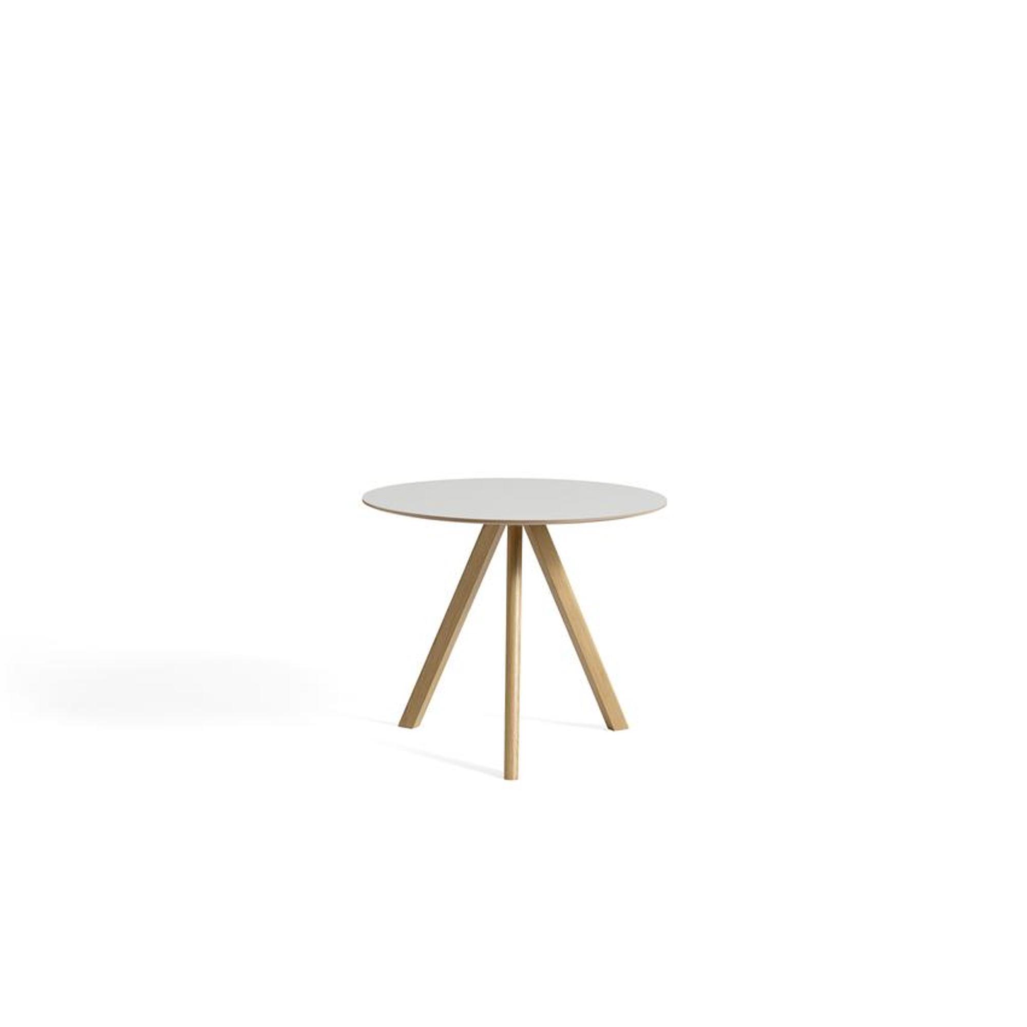 HAY CPH20 Eettafel Ø90 Eiken/ Gebroken Wit