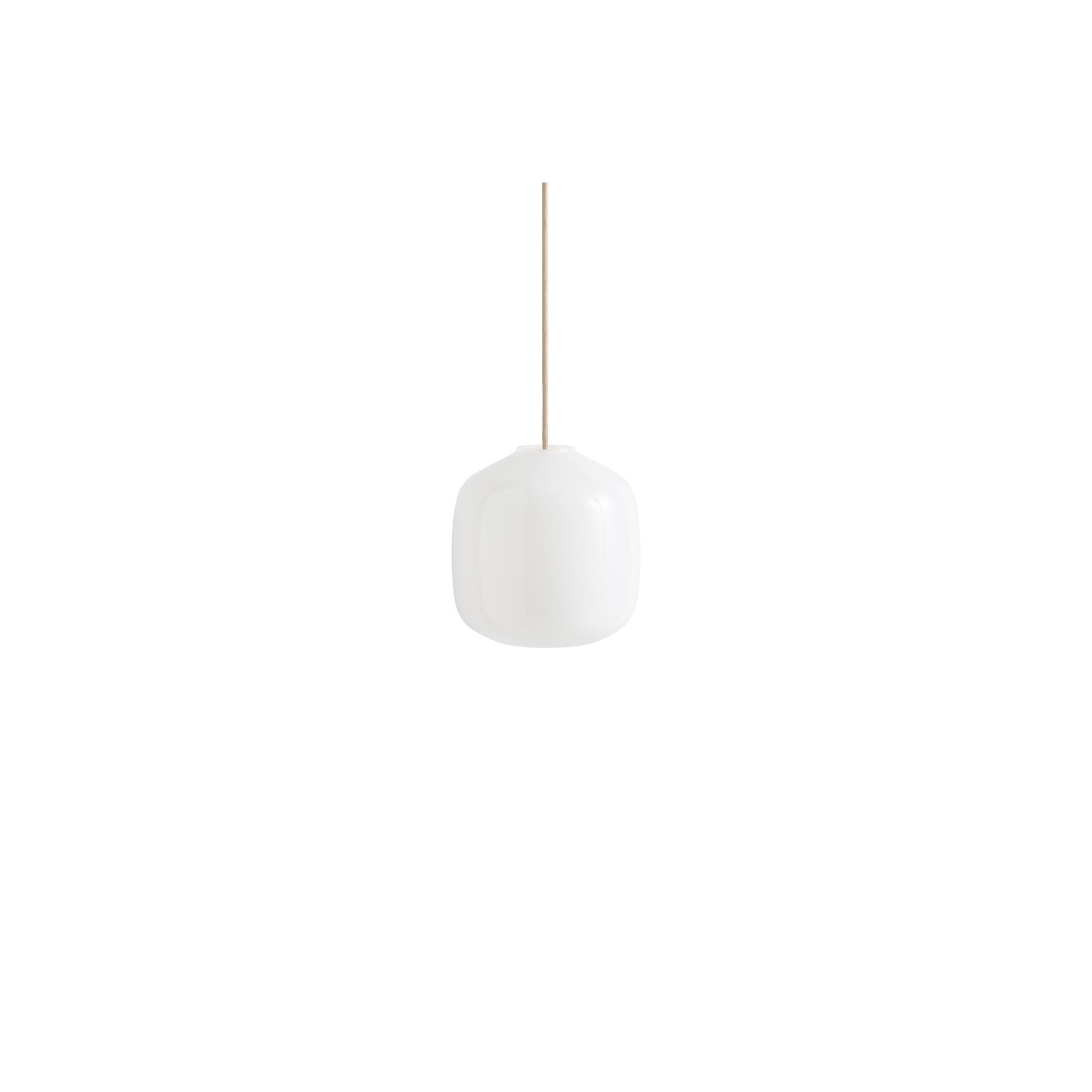 HAY Buoy Pendant 200 White/ Concrete Gray