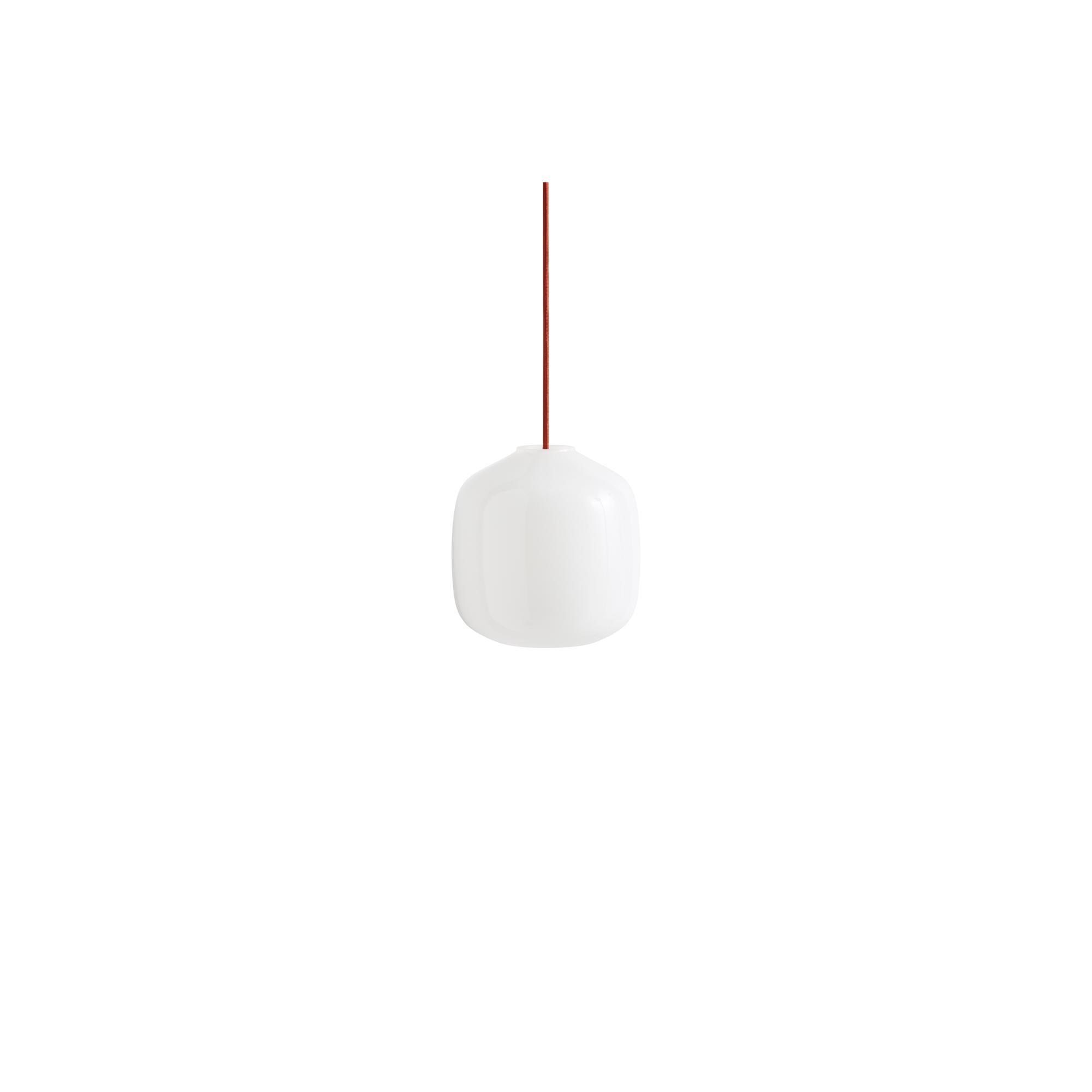 HAY Buoy Pendant 200 White/Rusty Red