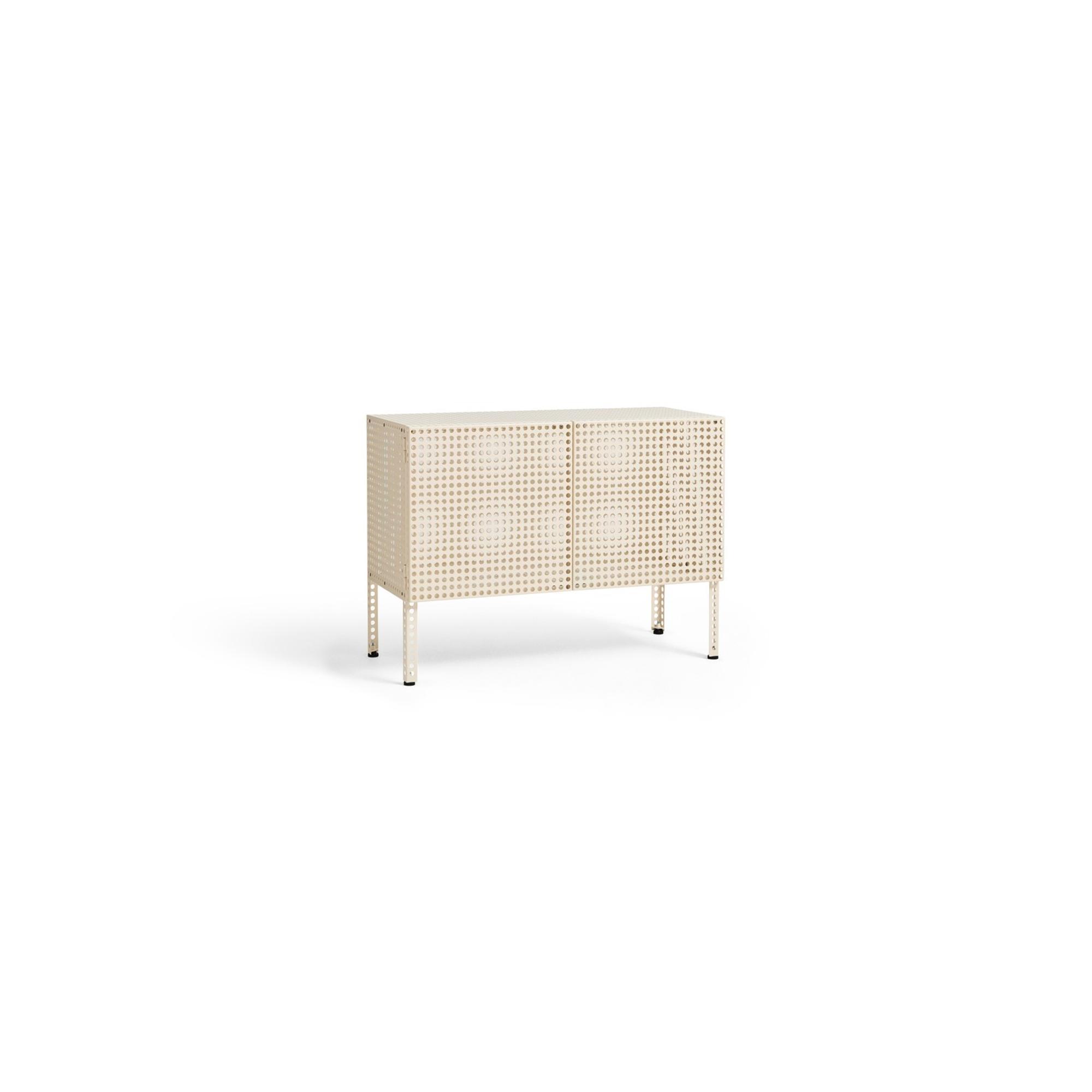 HAY Perforated Cabinet Klein Eggshell