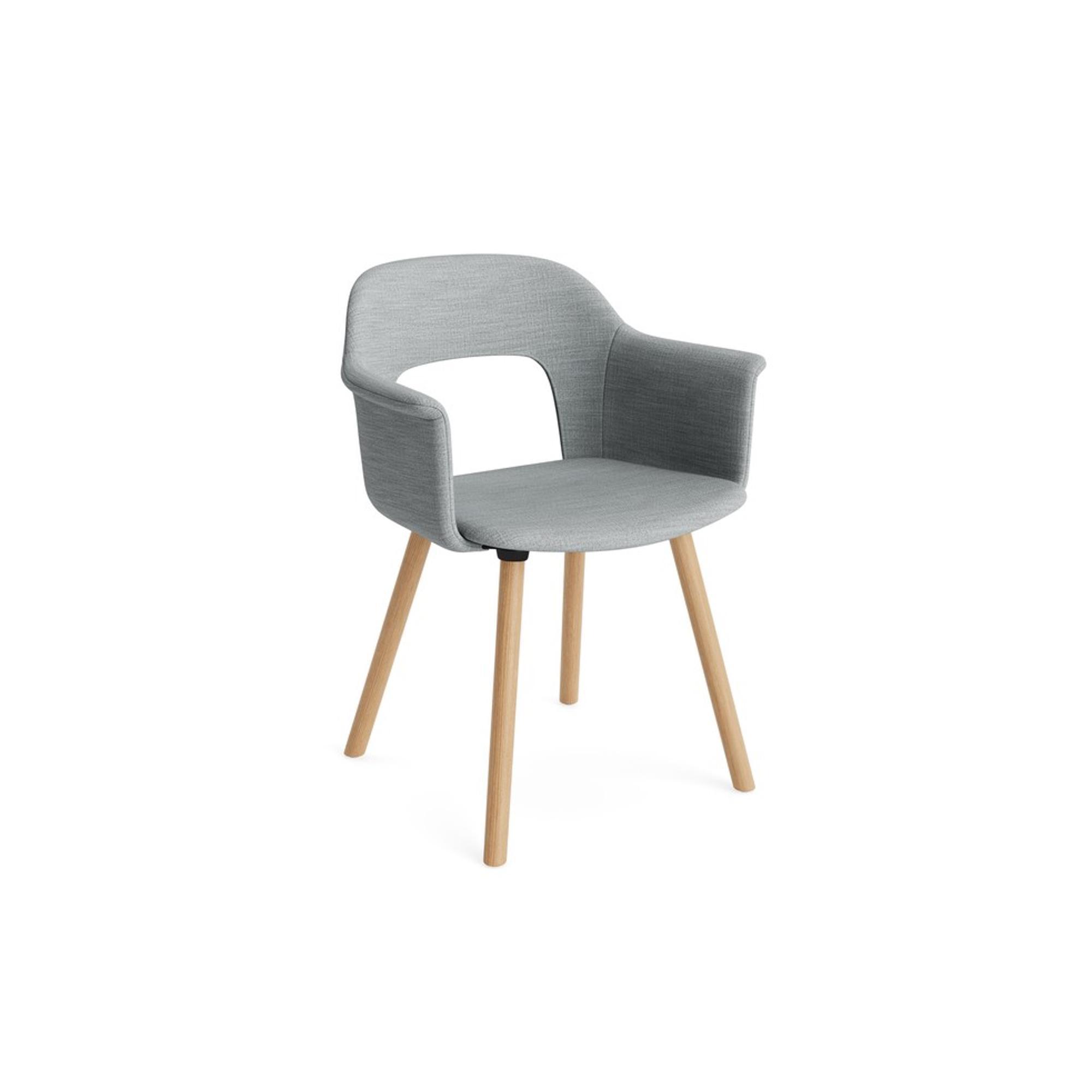HAY Layout 224 Dining Chair With Armrests Remix 912/Oak