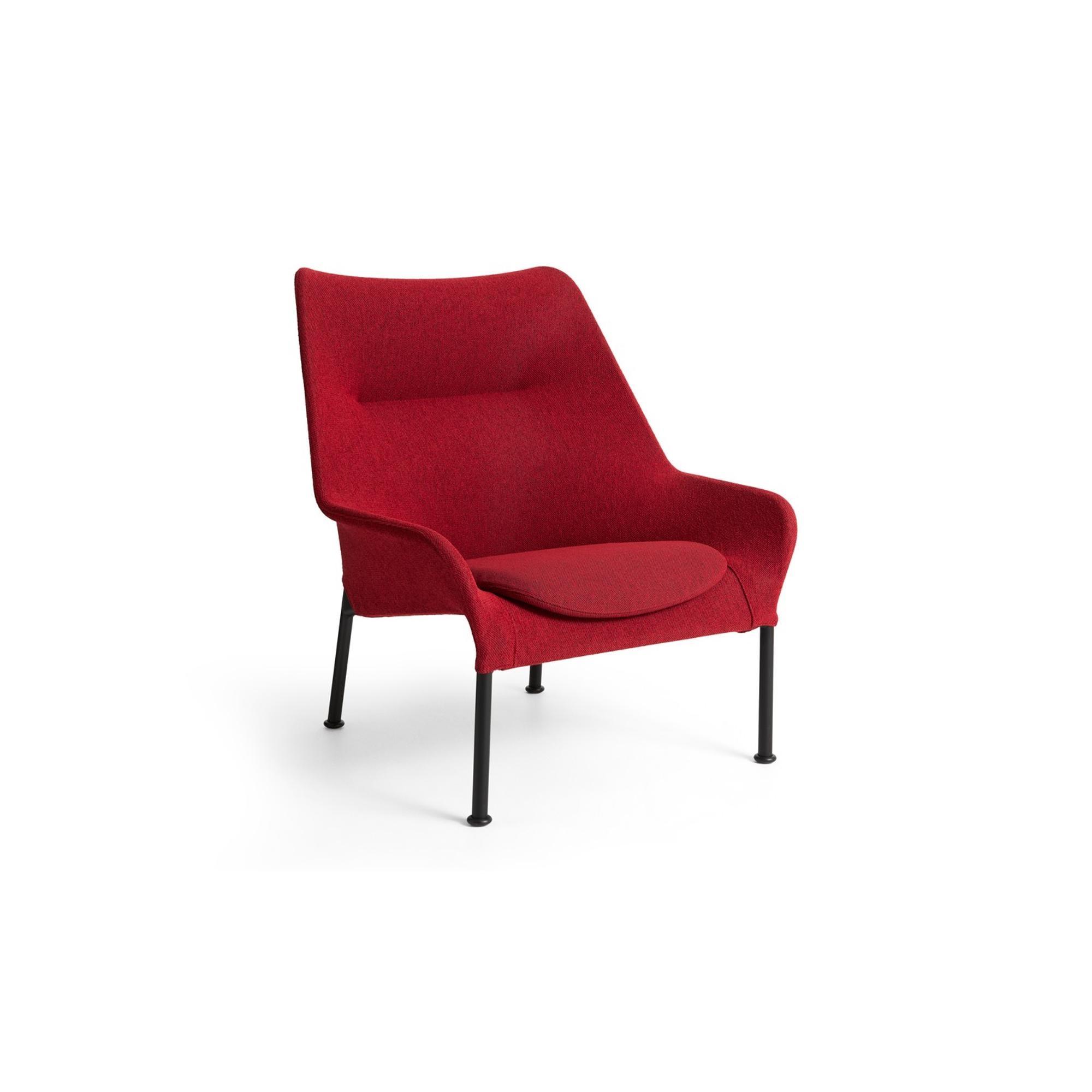 HAY O2 Fauteuil Zacht Rood/ Zwart