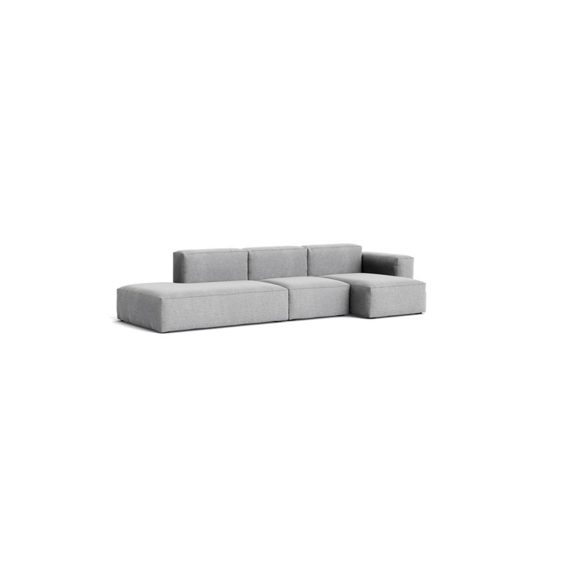HAY Mags Soft Low 3-Sitzer Sofa Kombination 4 Rechts Hallingdal 130