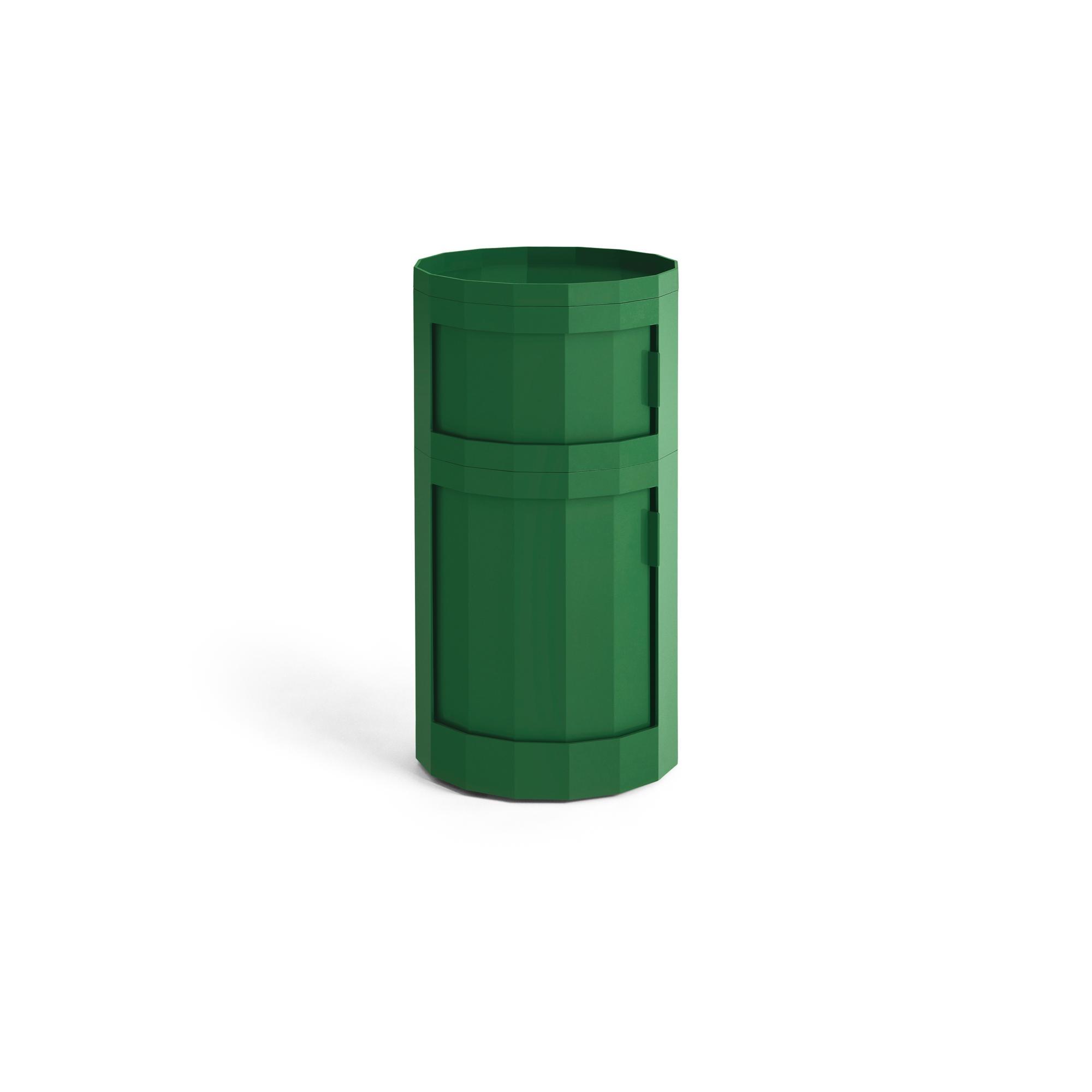 HAY Facet 110 -kaappi pyörillä, pinaatinvihreä