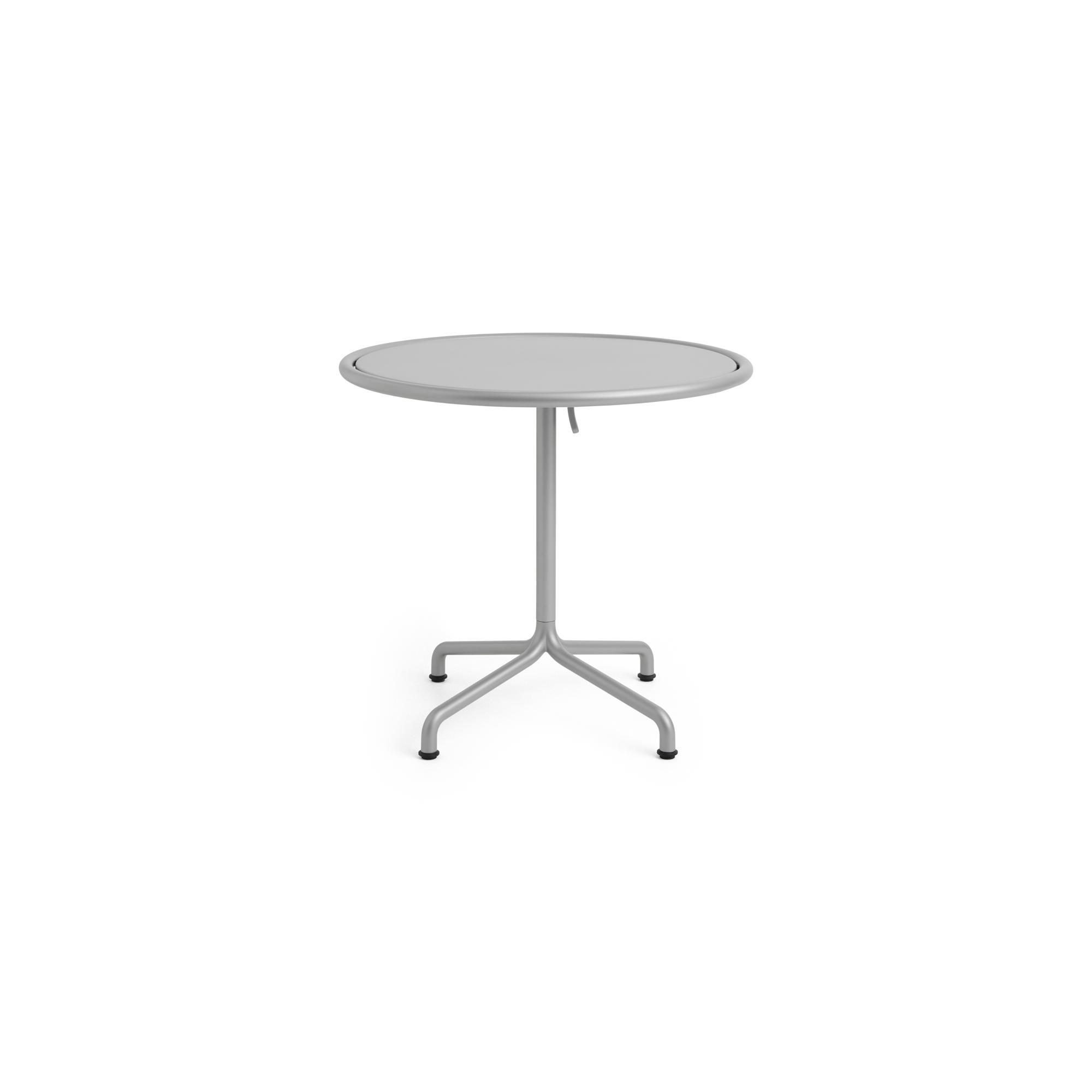 HAY Deville Tafel Ø80 Zilvergrijs