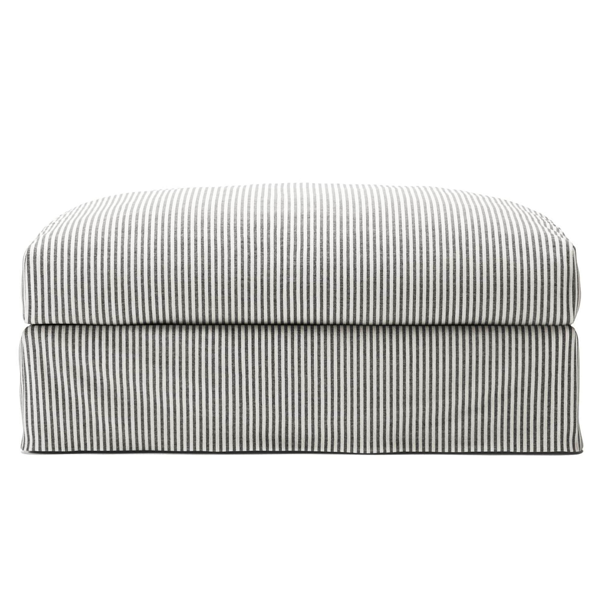 Decotique Le Grand Air Fotskammel til Sofa Ask Stripete/lin