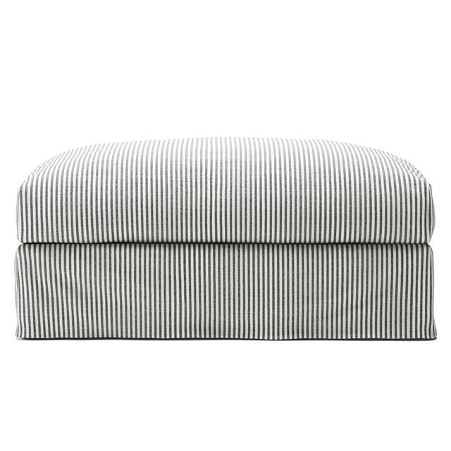 Decotique Le Grand Air Fotskammel til Sofa Ask Stripete/lin