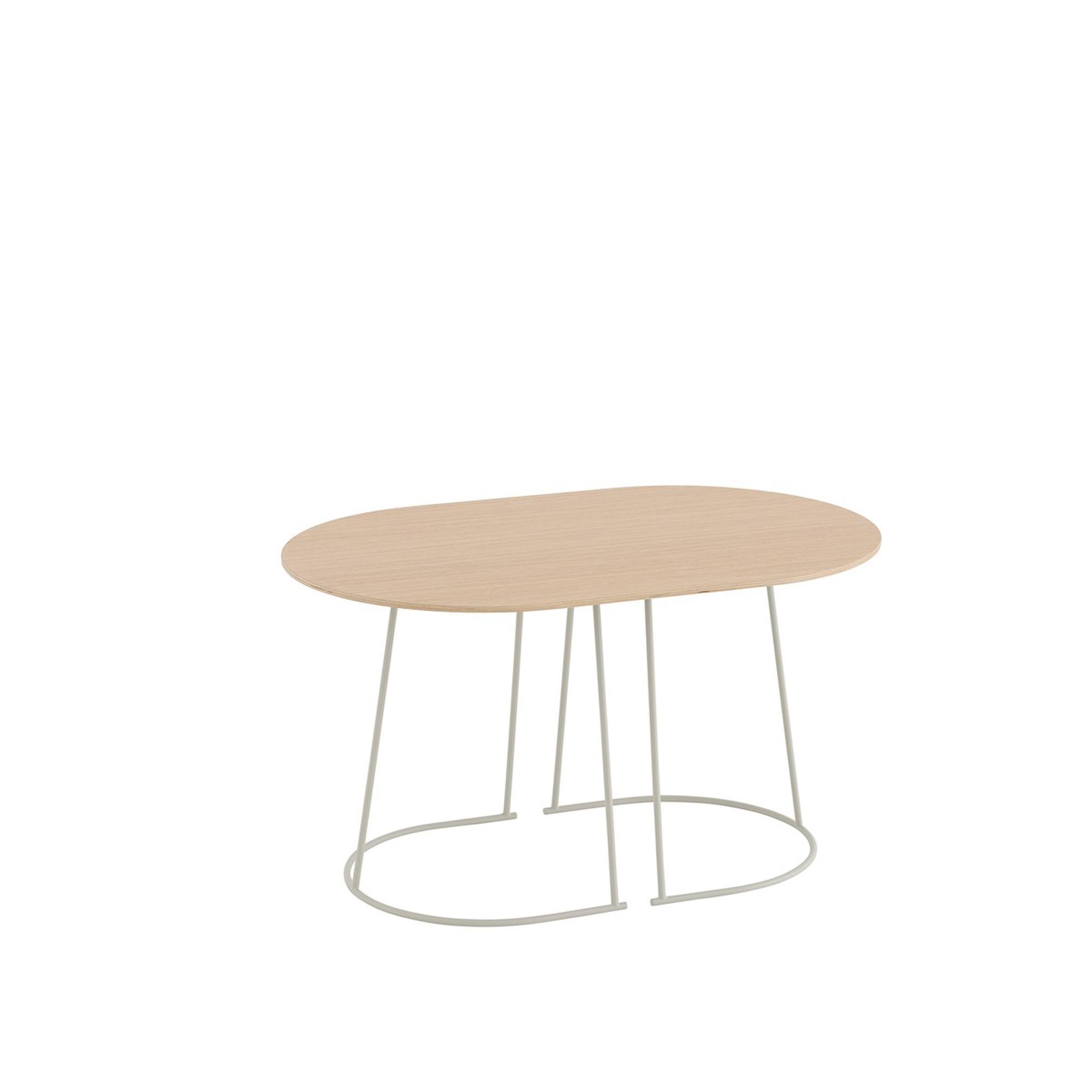Muuto Airy Coffee Table Small Lacquered Oak/ Off White