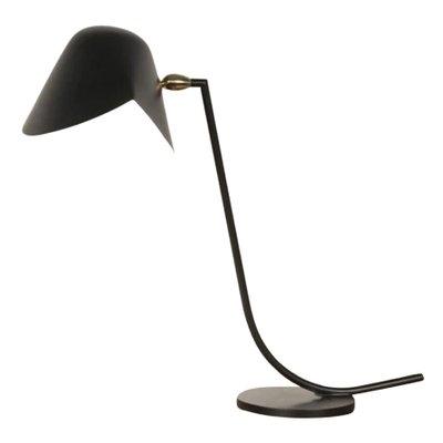 Lampada da scrivania Serge Mouille Antony Nero