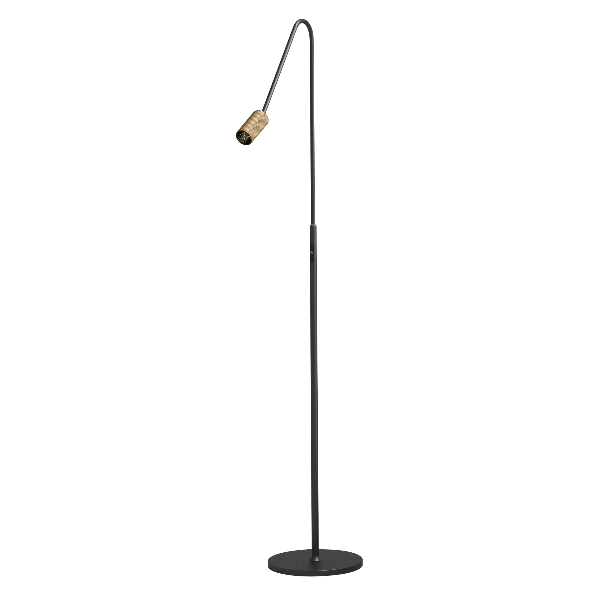 Antidark Decor F2 Lampadaire Double Noir/ Laiton