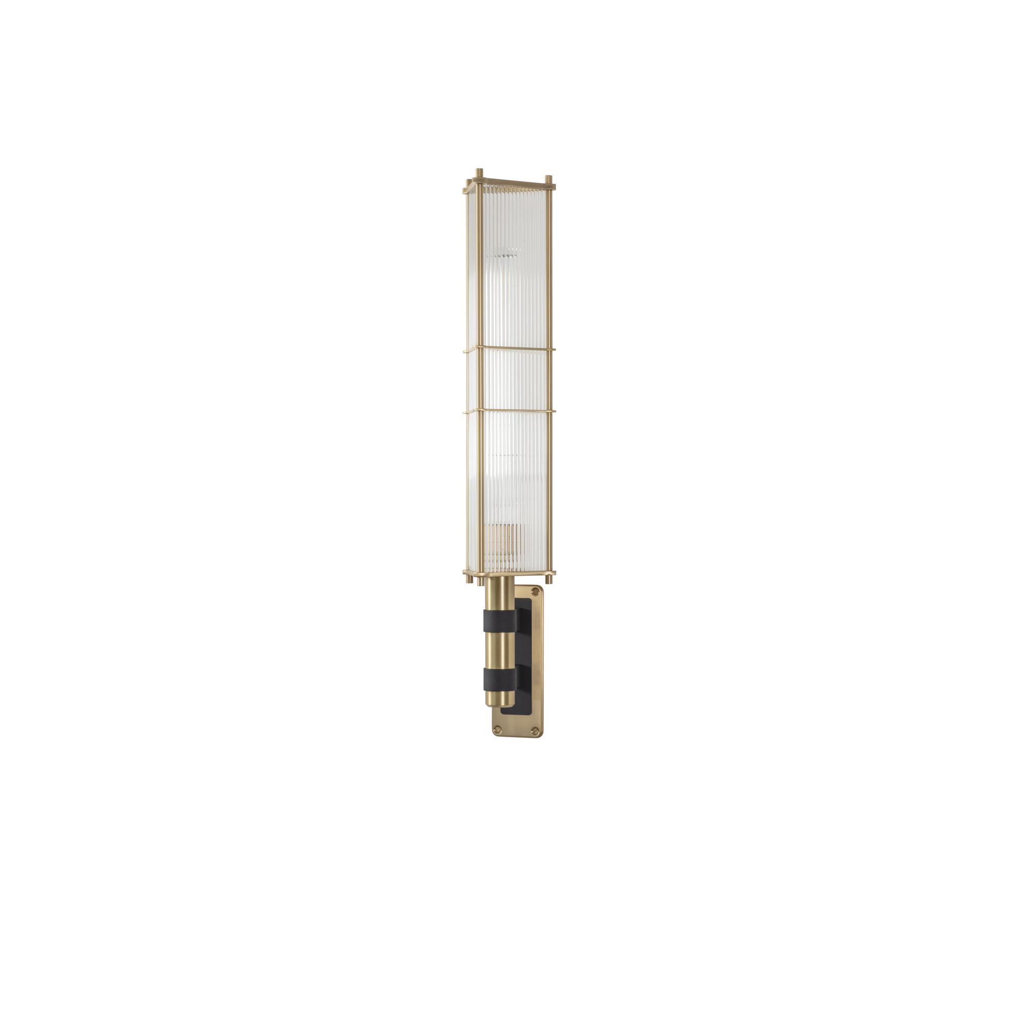 Bert Frank Arbor Wall Lamp Polished Brass/ Black