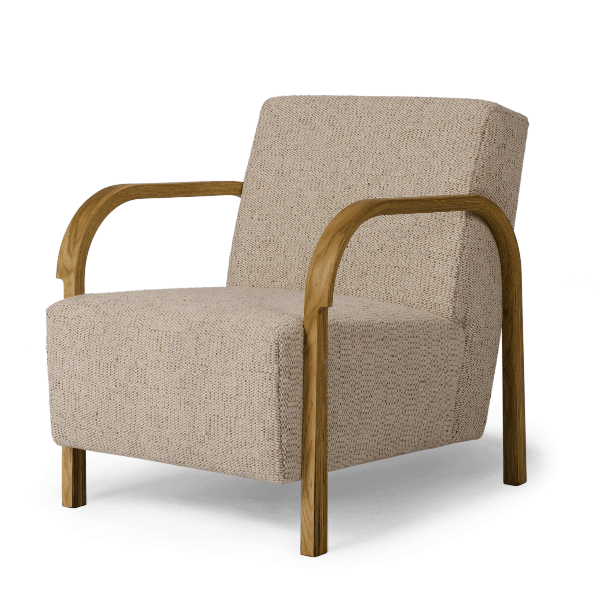 Mazo ARCH Armchair Oak/McNutt