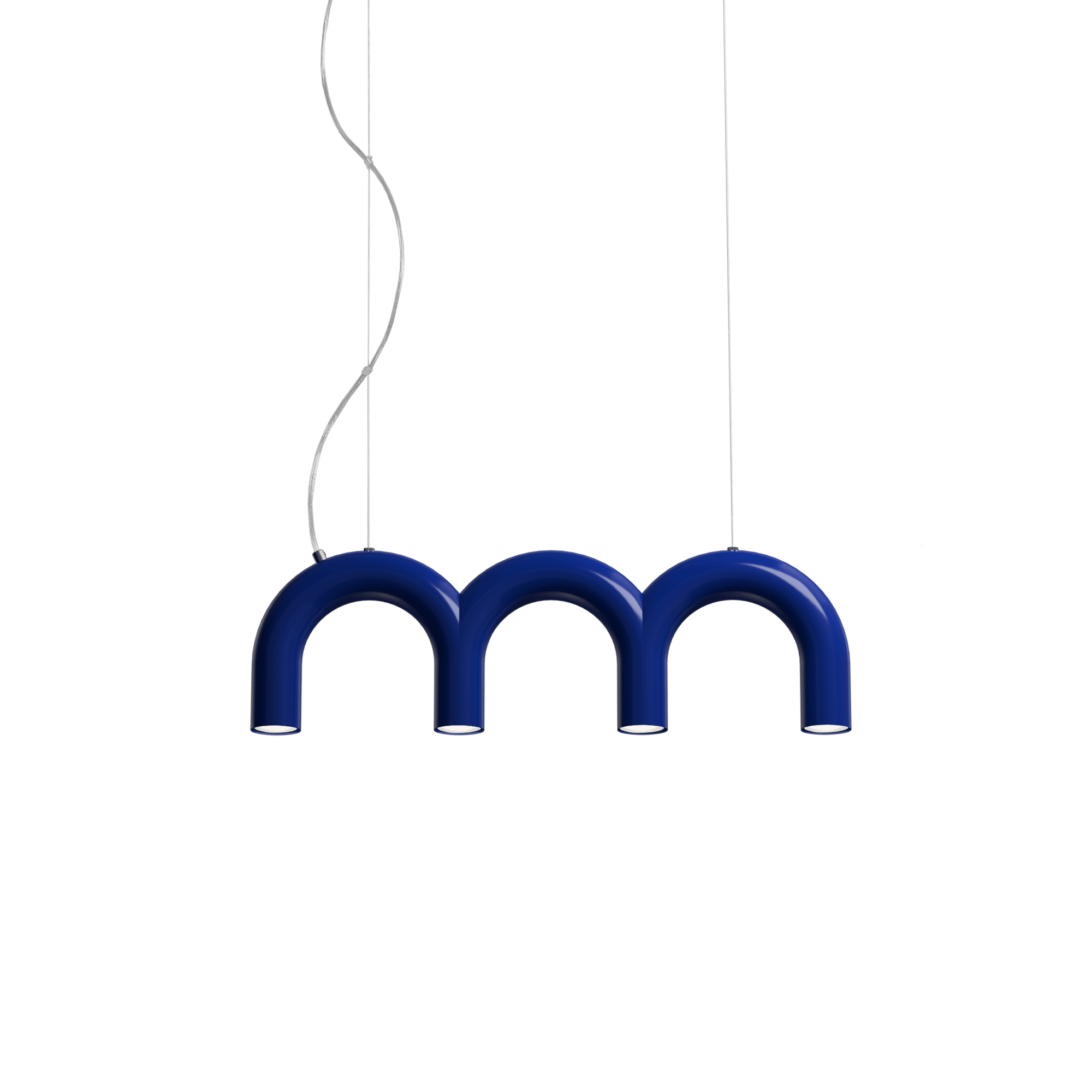 Oblure Arch Triplette Pendant Blue
