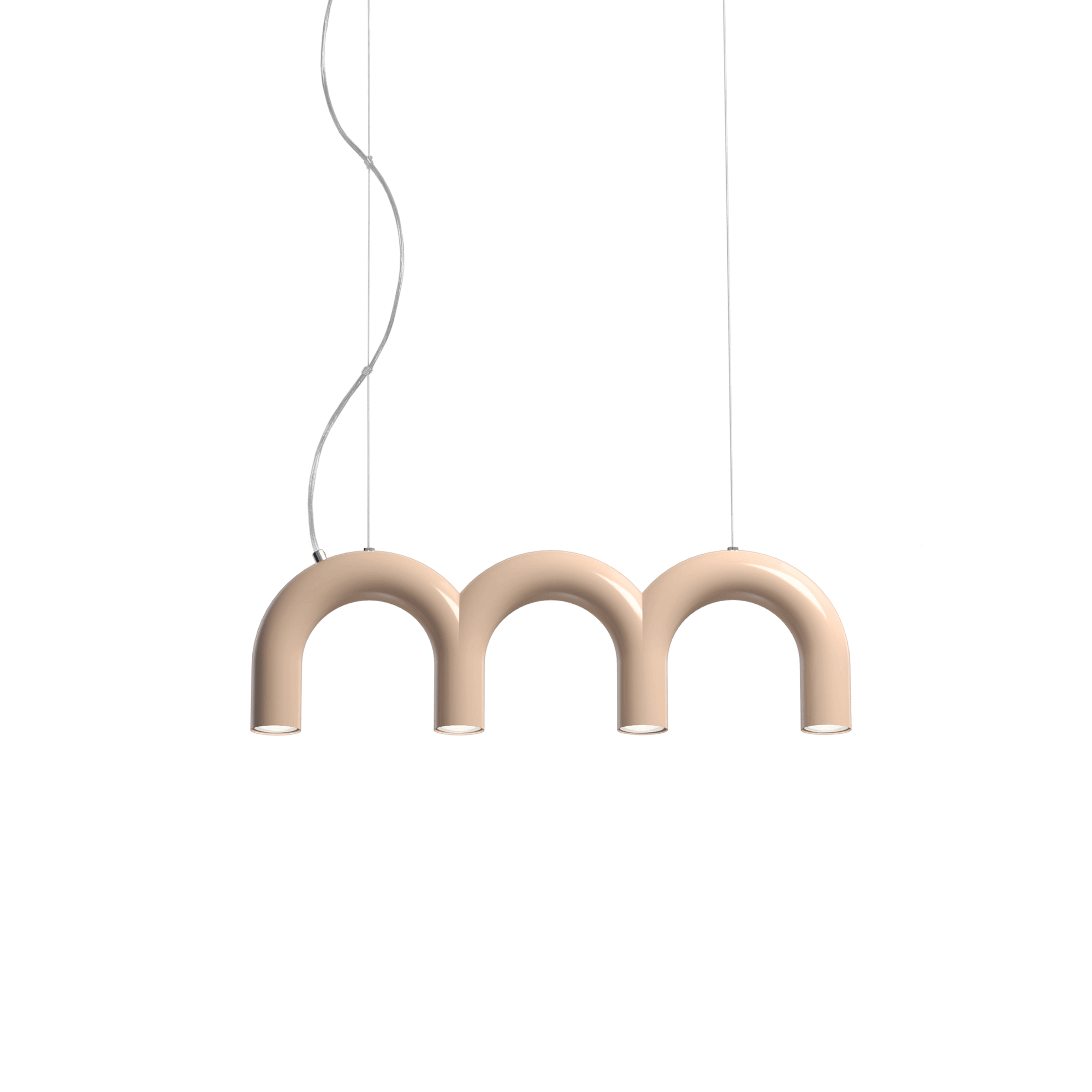 Oblure Arch Triplette Pendant Nude