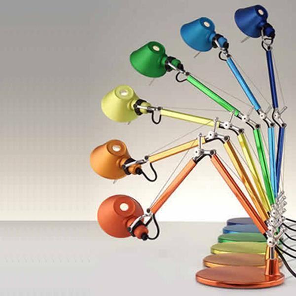 Artemide Tolomeo Micro Lampada Da Tavolo Arancione