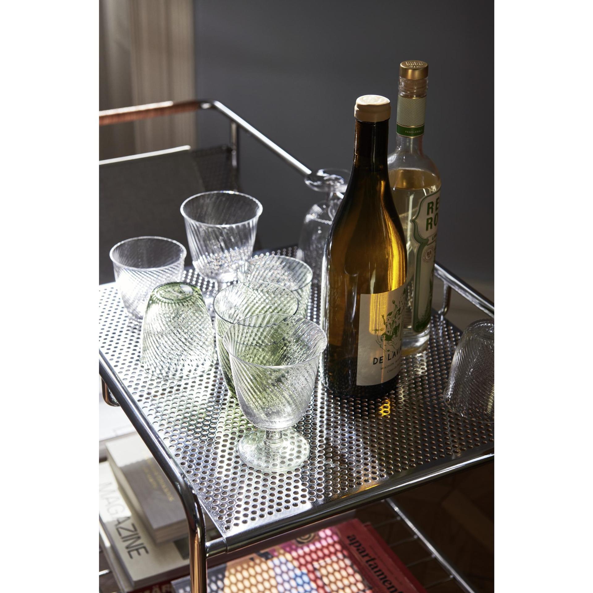 &Tradition Alima NDS1 Trolley Chrome/ Lacquered Oak | AndLight
