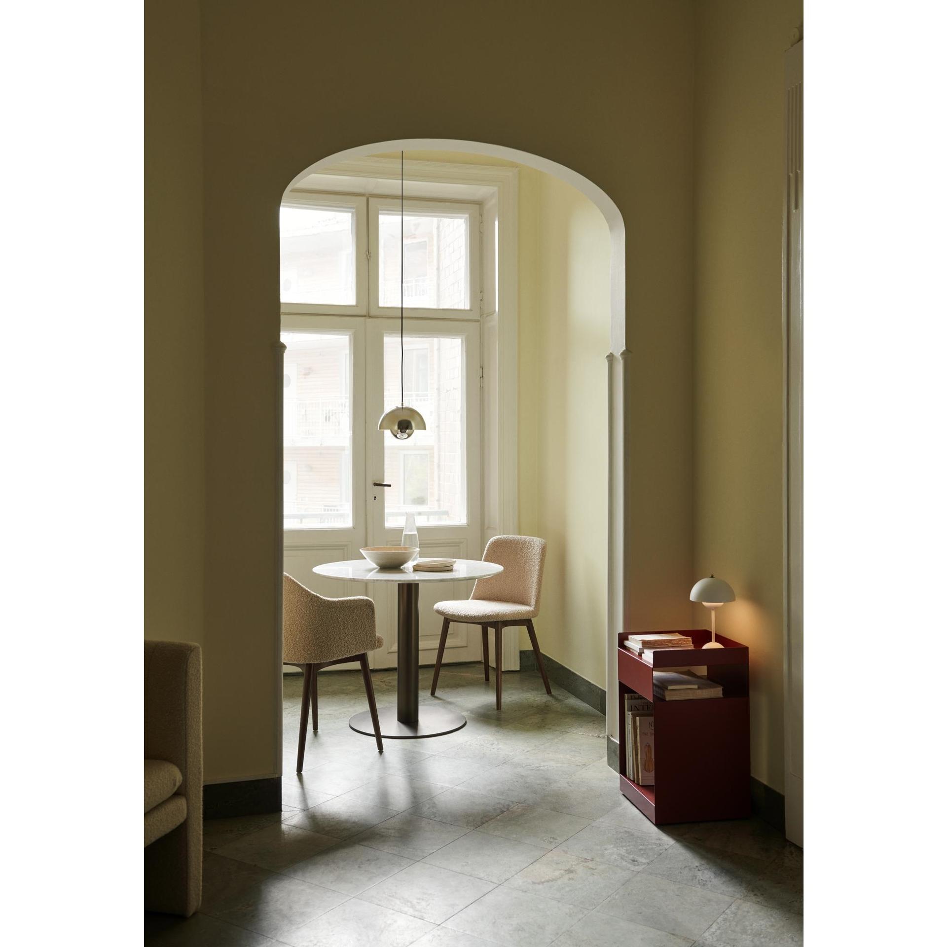 &Tradition Rotate SC73 Rolling Table Merlot AndLight