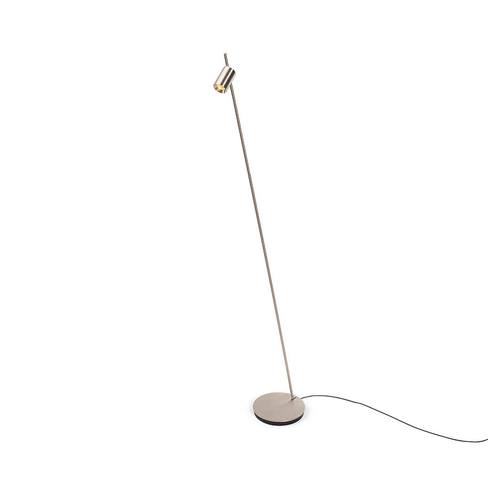 Trizo 21 Aude-Floor Floor Lamp Nickel