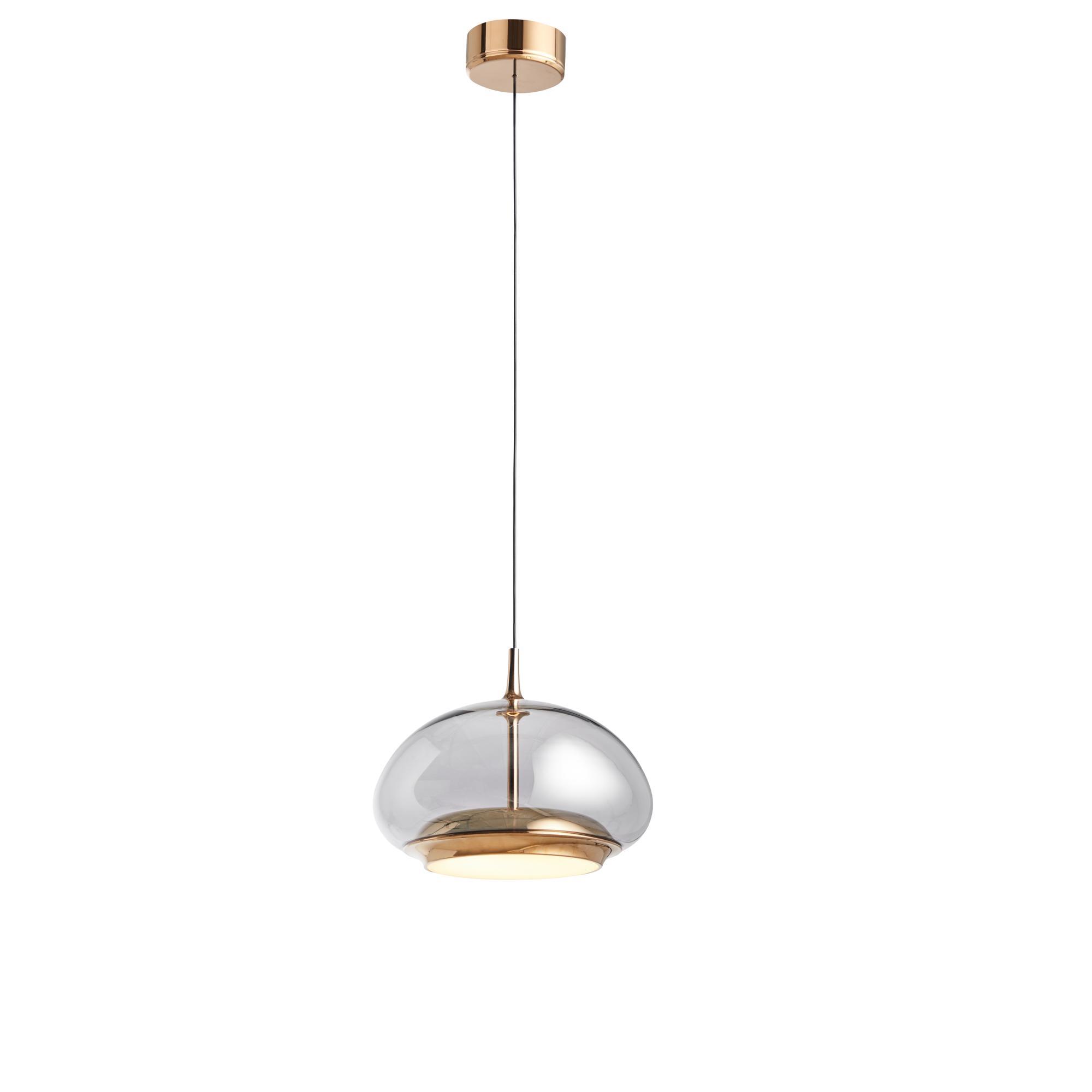 Vävstol Design Avalon Taklampa Rökt/Rosegold