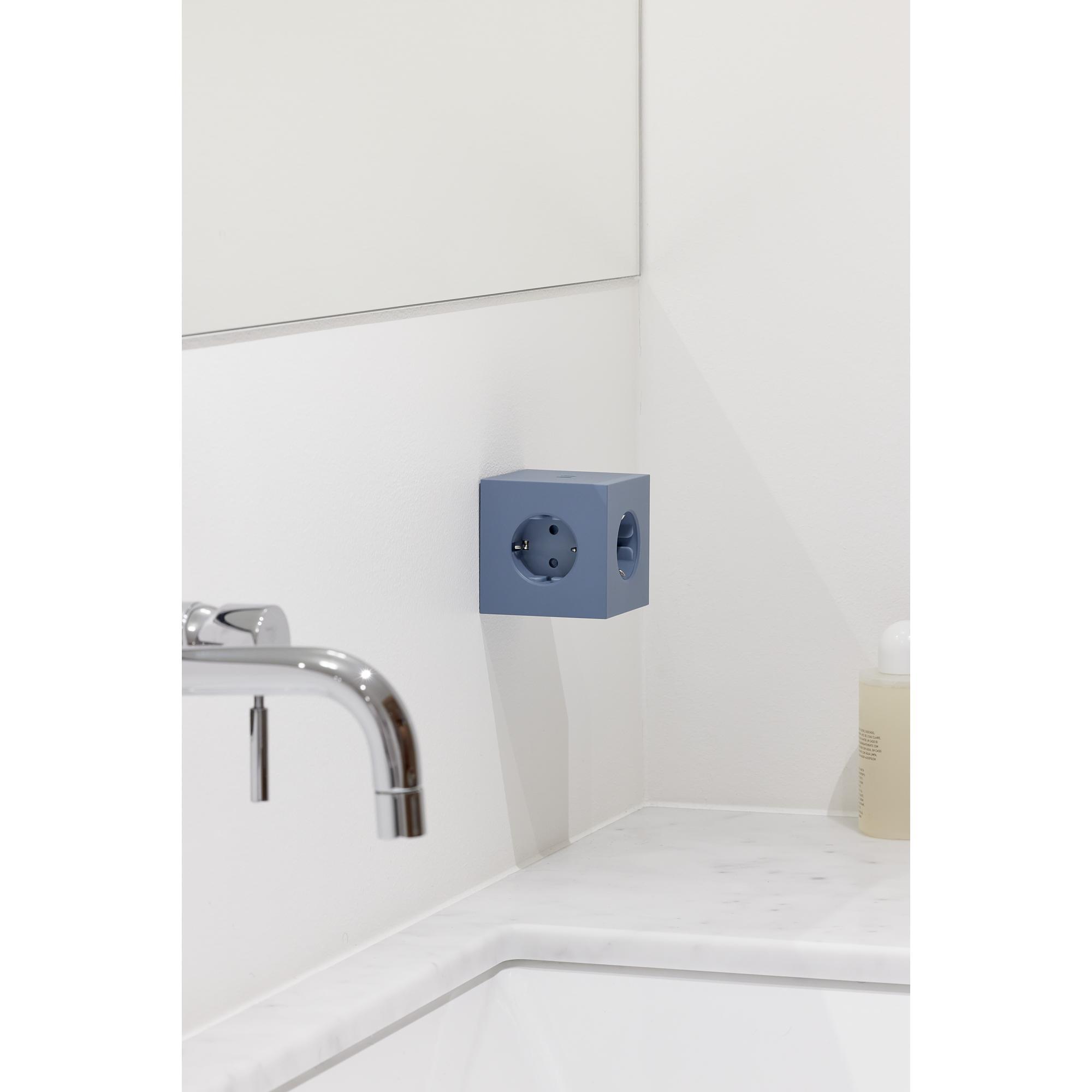 Avolt Square 2 Socket Shark Blue