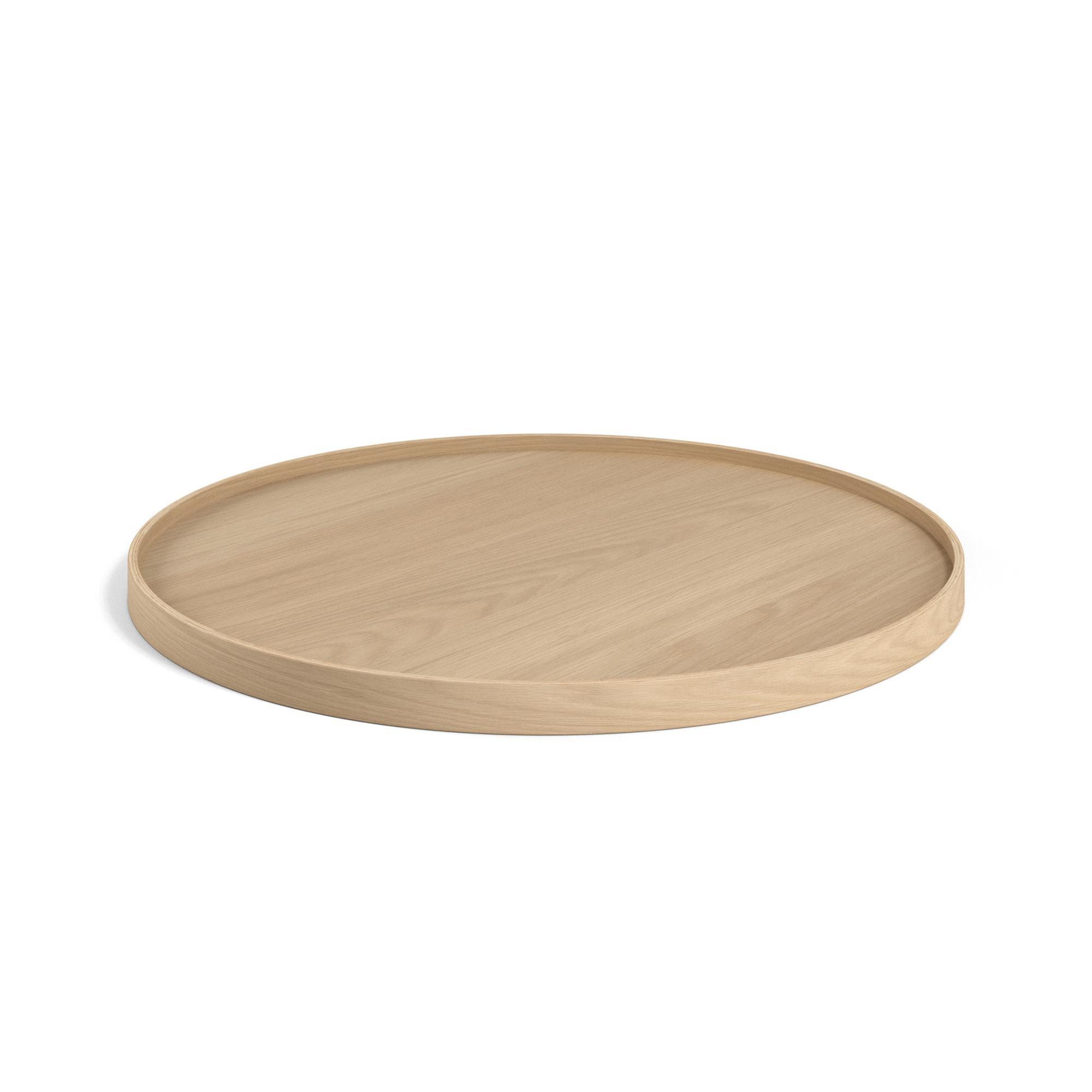 Brdr. Krüger Bølling Tray Ø60 Oak with Veneer Plates