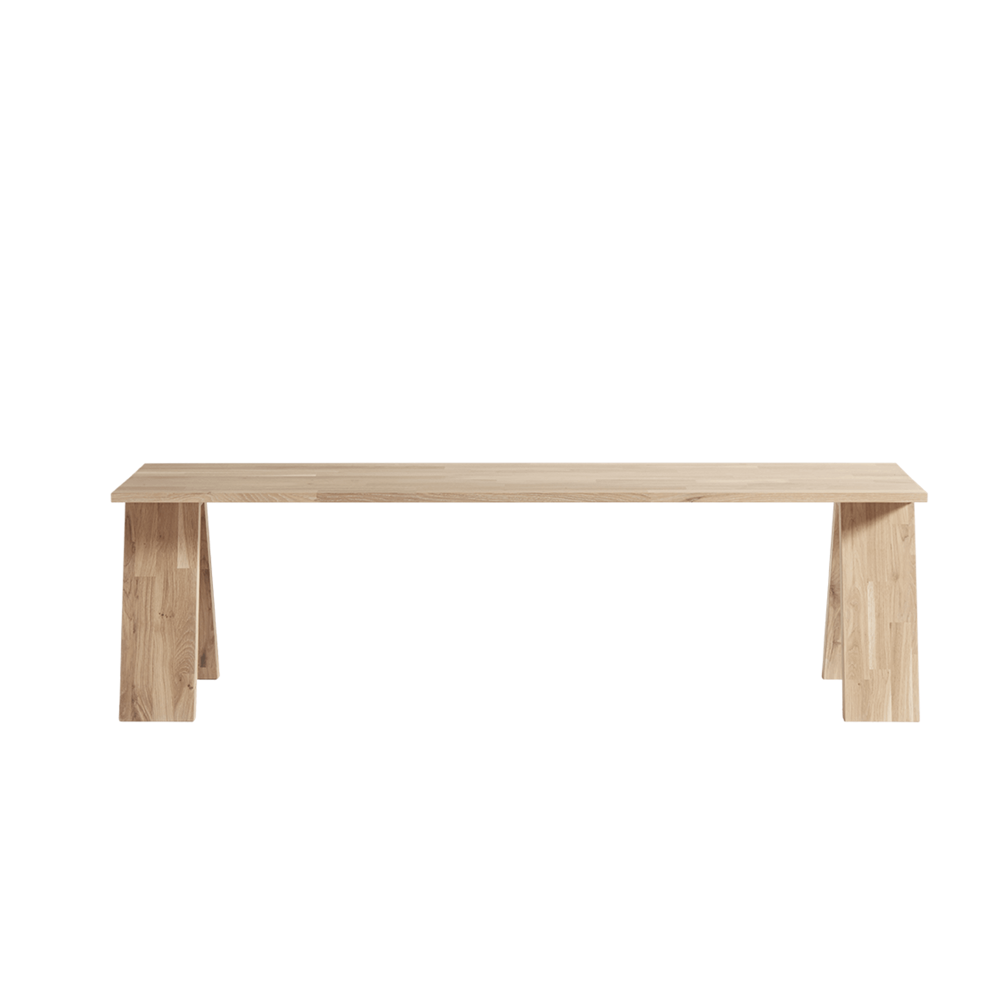 Muubs Angle Bänk 160 cm Ek Natur/vitoljad