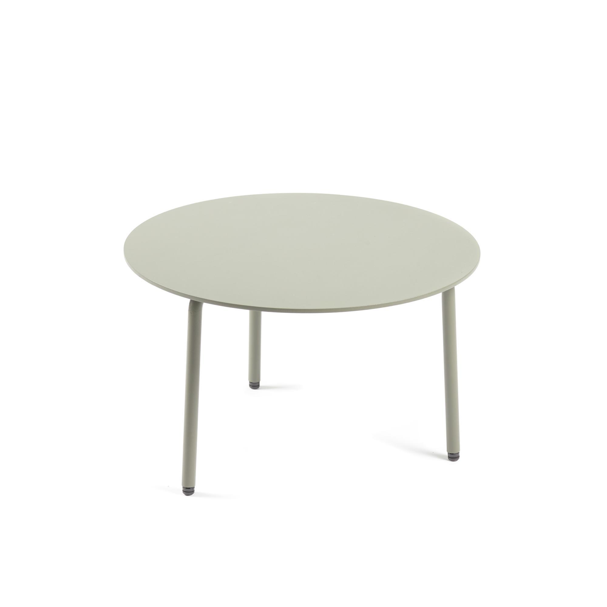 Serax August Side Table Round M Eucalyptus Green