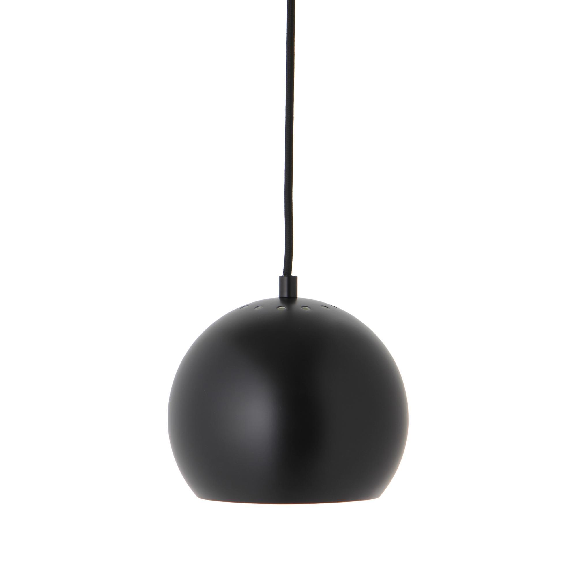 Frandsen Bol Hanglamp Ø18 cm Mat Zwart