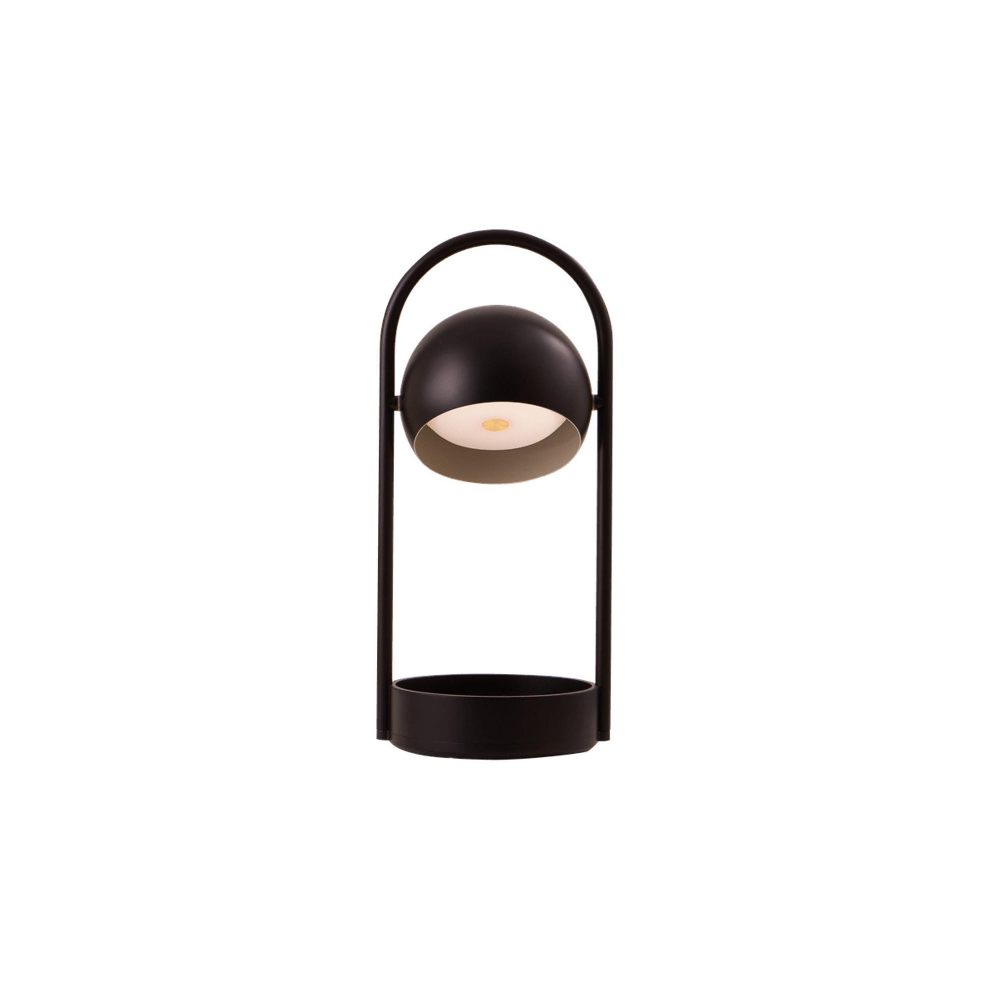Frandsen Ball Bärbar Bordslampa Svart