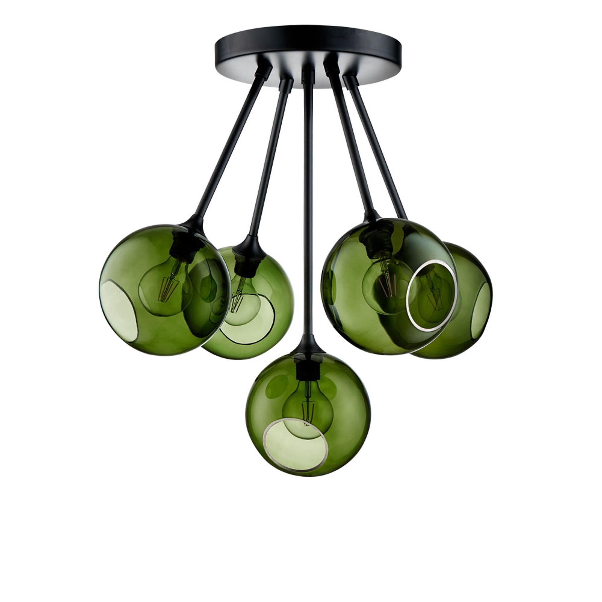 Design by Us Ballroom Molecule Loftlampe Army/Sort